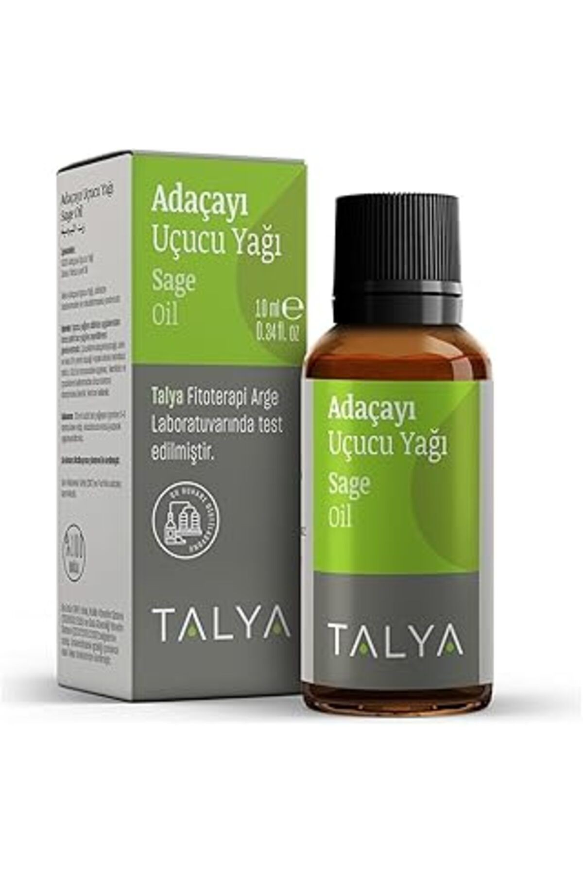 Talya Adaçayı Uçucu Yağı,%100 Saf Ve Doğal, 10 Ml