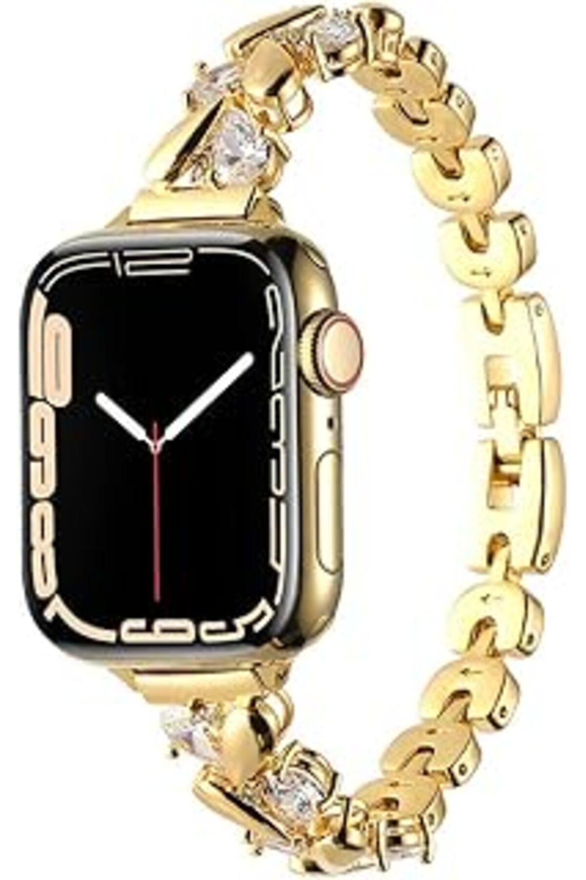 Zore Apple Ile Uyumlu Watch 42mm Krd-103 Metal Kordon Gold