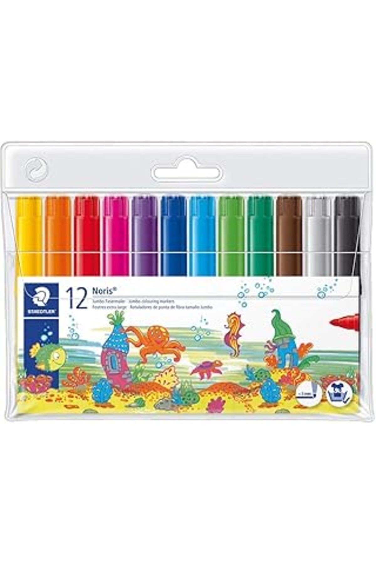 Staedtler 340 Wp12 Noris Clup Jumbo Keçeli Kalem 3.0 Mm 12'li