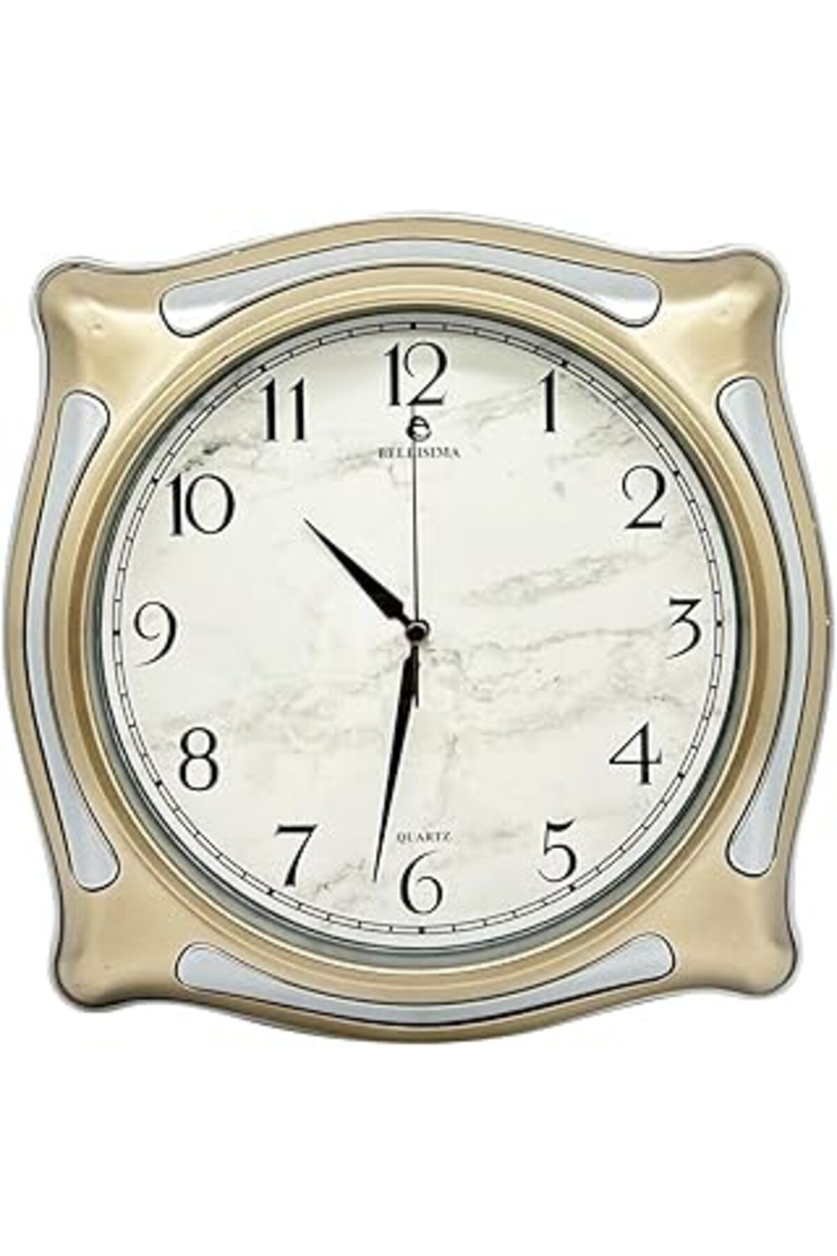 Bellisima Bl-1056 Serisi Klasik Kadran Sessiz Akar 30 Cm Duvar Saati Gold-Gri