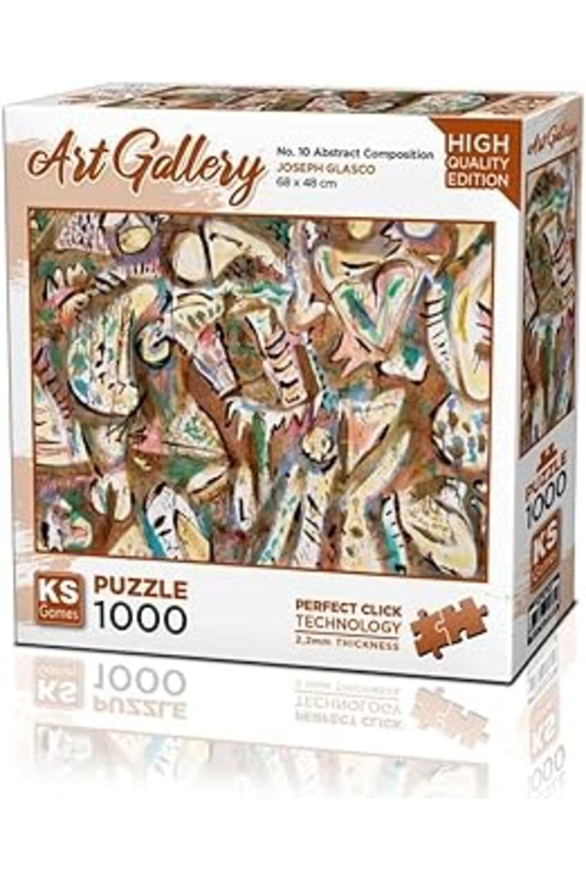 Ks Games 1000 Parça No.10 Abstract Composition Puzzle