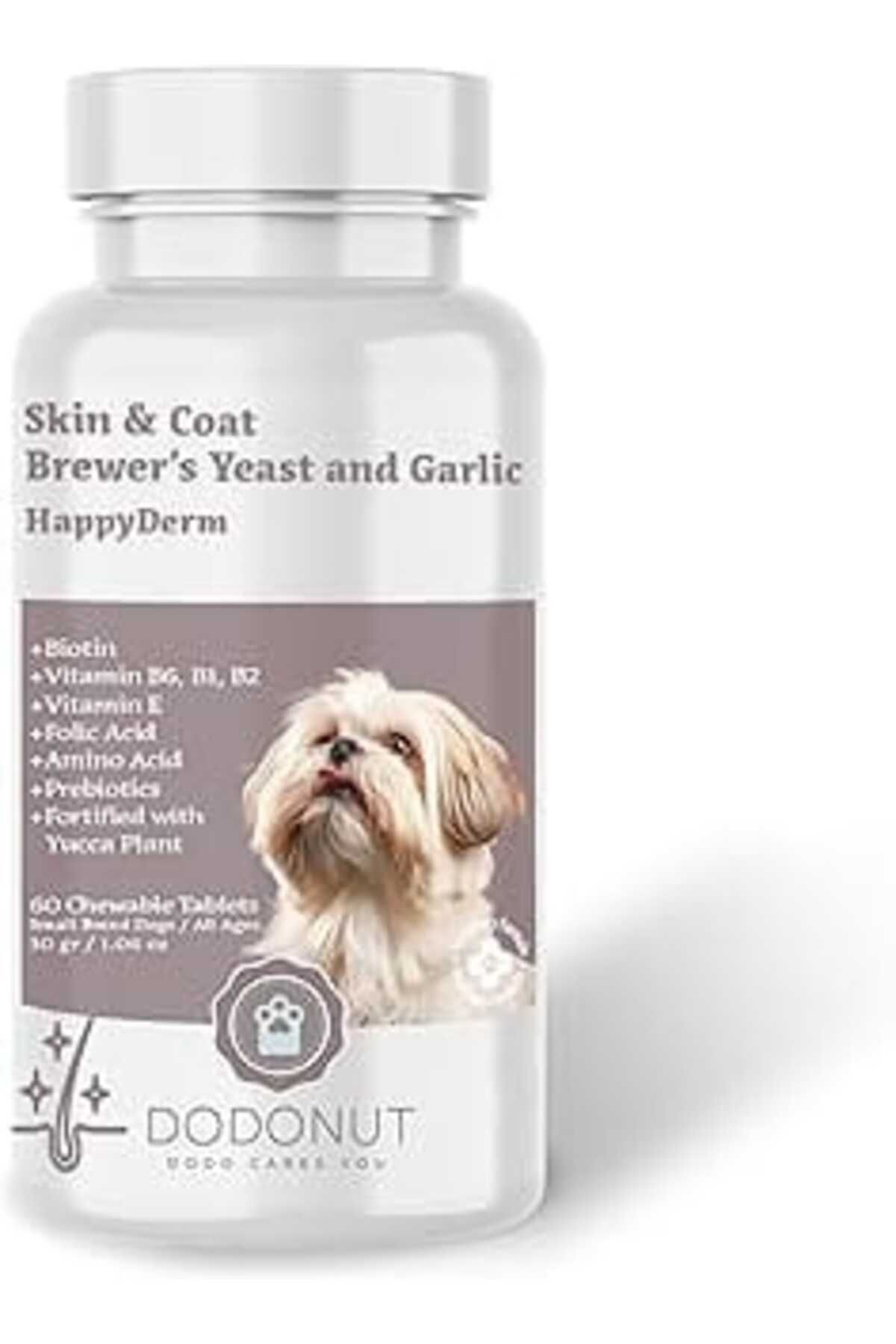 Happyderm Köpek Deri Ve Tüy Sağlığı Besin Takviyesi, Küçük Irk, 60 Tablet