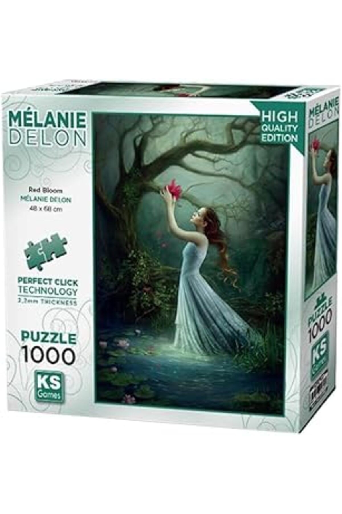 20682 Red Bloom 1000 Parça Puzzle -Ks Puzzle