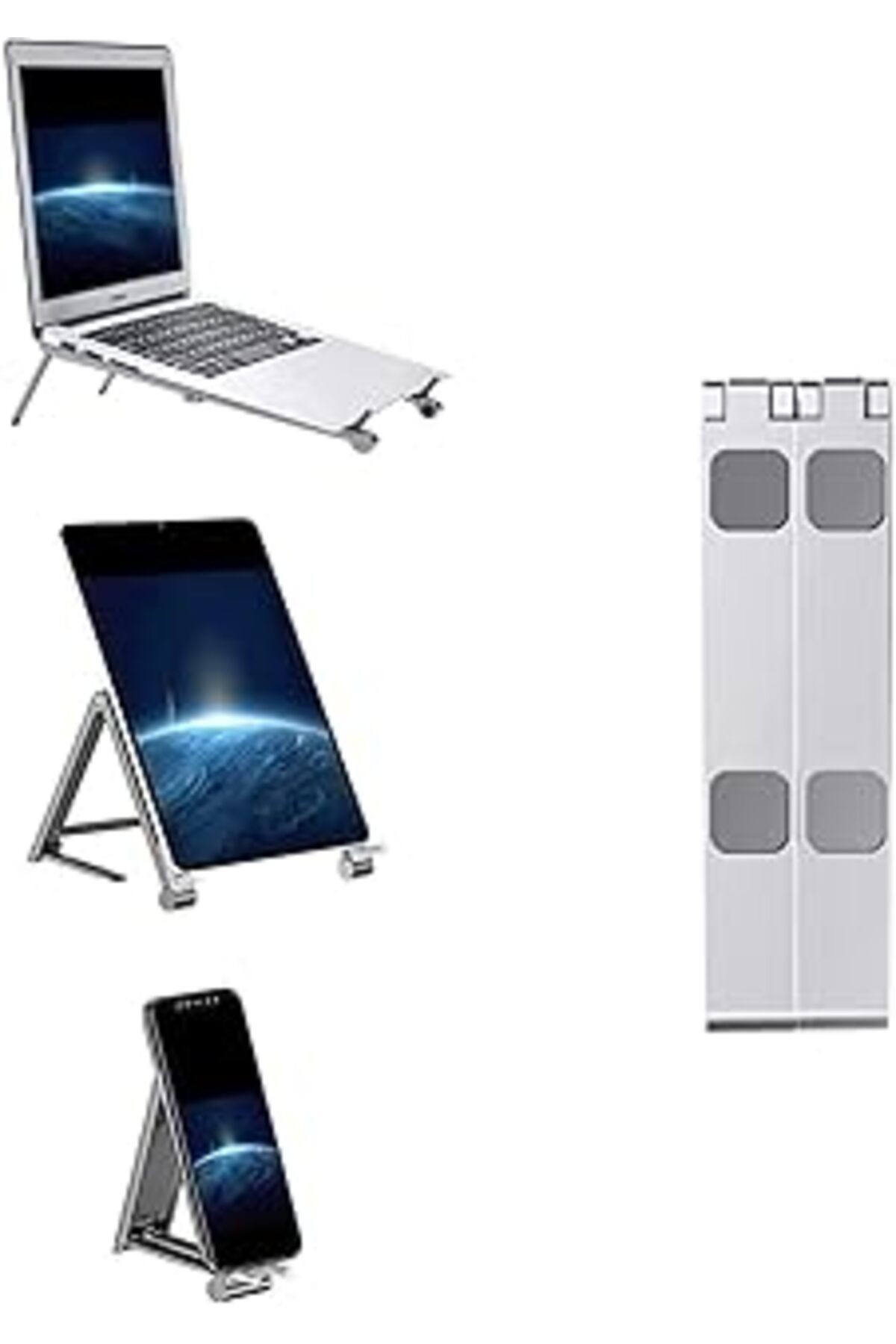 Eke Dizüstü Bilgisayar/Cep Telefonu/Ped Standı, Taşınabilir, Görünmez