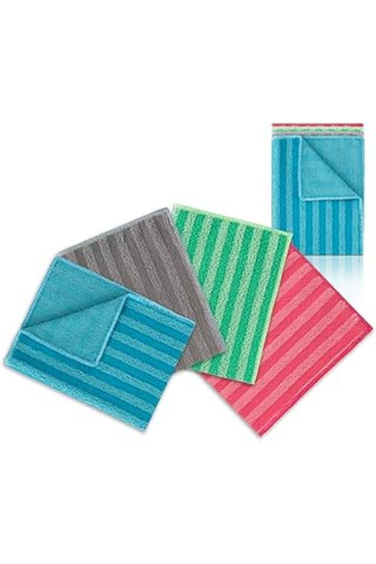 Miclo Cleaning | Mikrofiber Mutfak & Banyo Zor Kir Bezi 4’lü Paket