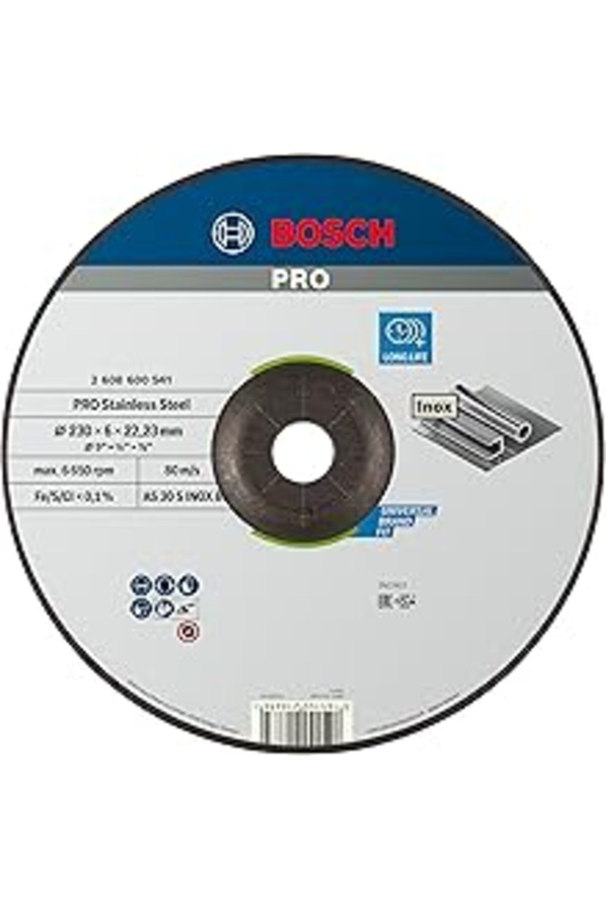 Bosch Professional 2608600541 Schleifzubehör Schruppsch.230 X 6 Mm F.ıno X