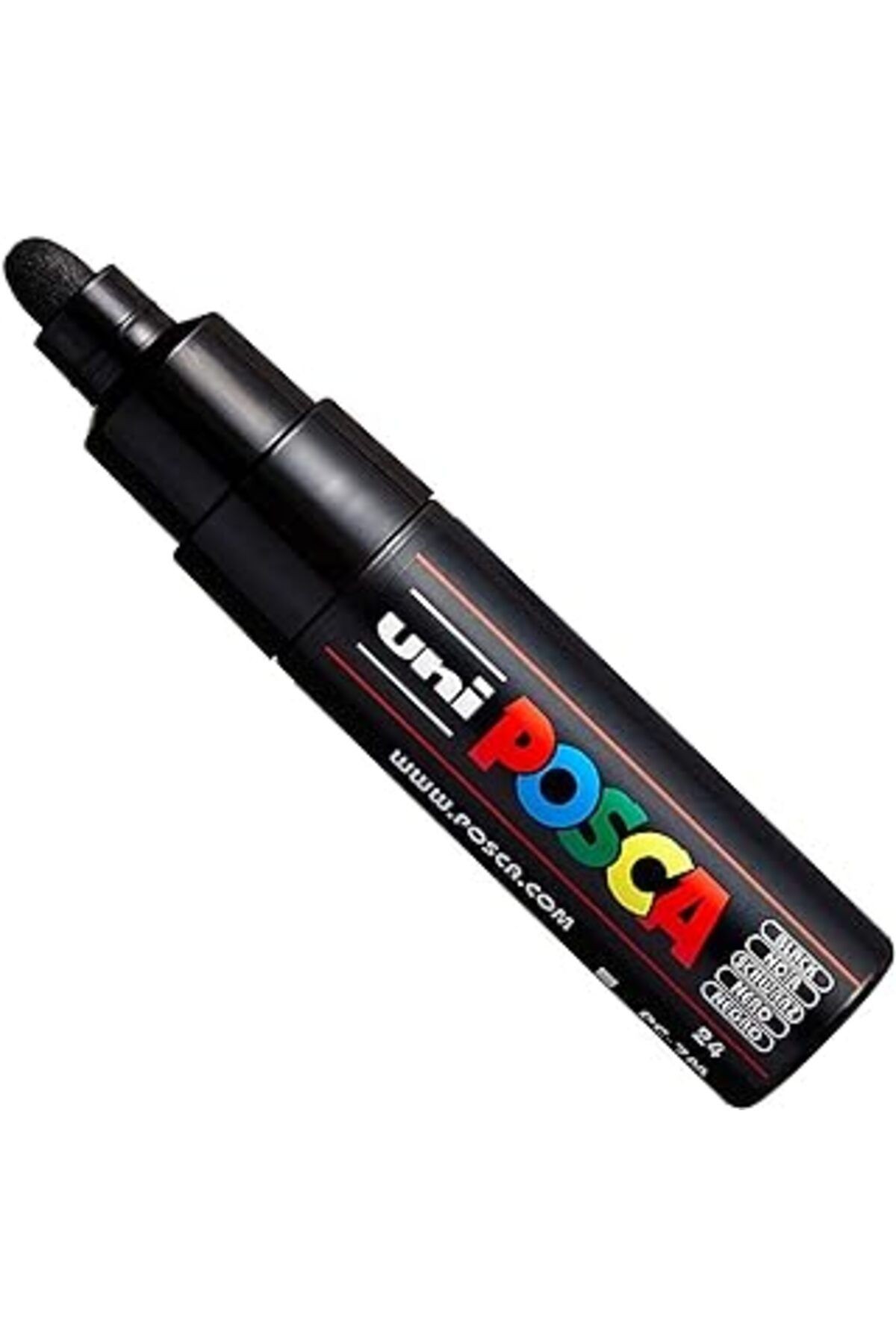 Posca Uni Pc-7M Işaretleme Kalemi, Sanat Kalemi, Büyük Küre Uç, 4, 5 – 5, 5 Mm – 15 Renk Siyah