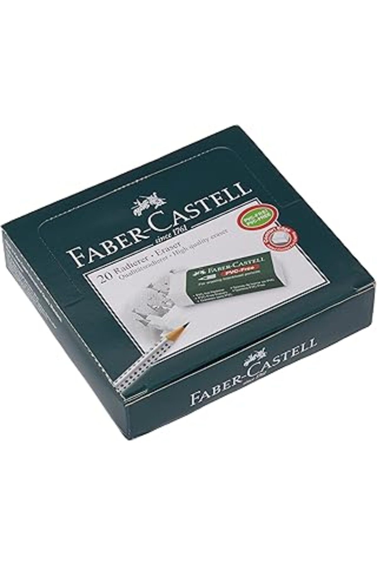 Faber-Castell 7085/20 Beyaz Silgi 20'Li