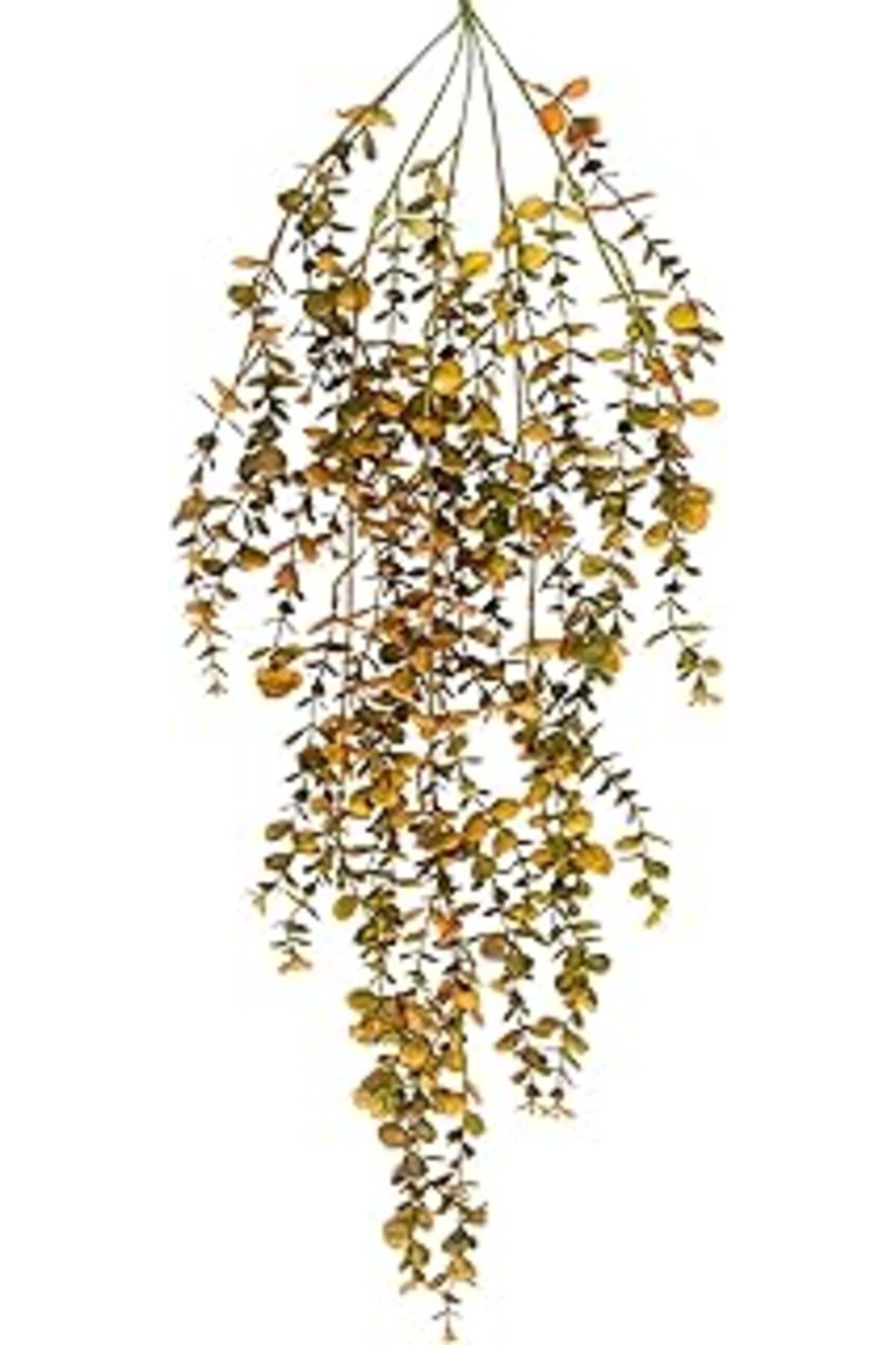 Herdekora Yapay Bitki Sarmaşık Okaliptus Demet Kahverengi-yeşil 90 Cm.