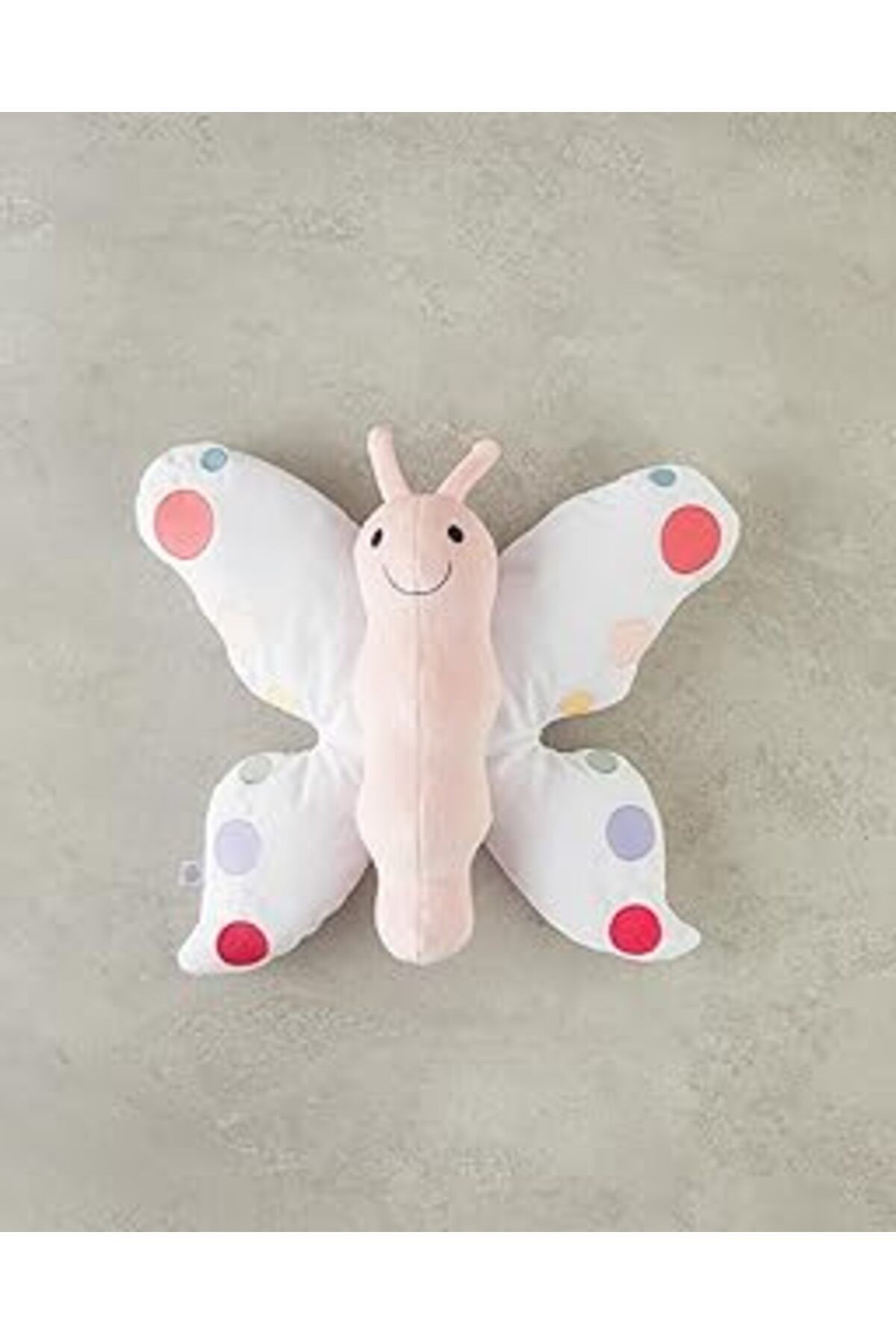 English Home Butterfly Bebe Dekoratif Kırlent 40 Cm Beyaz
