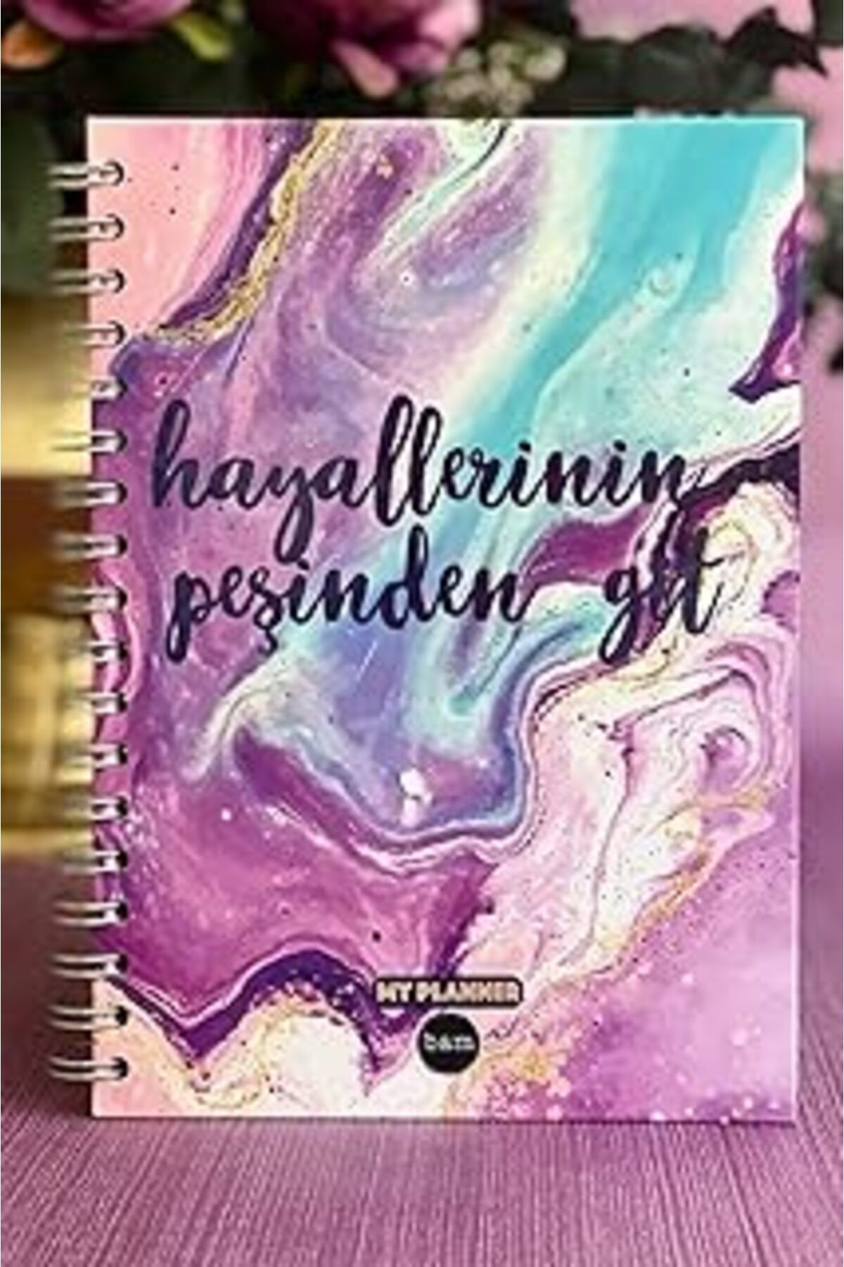 Hediyesepeti Hayallerinin Peşinden Git Tasarımlı Konuşan Ajanda Planlama Defteri Defter