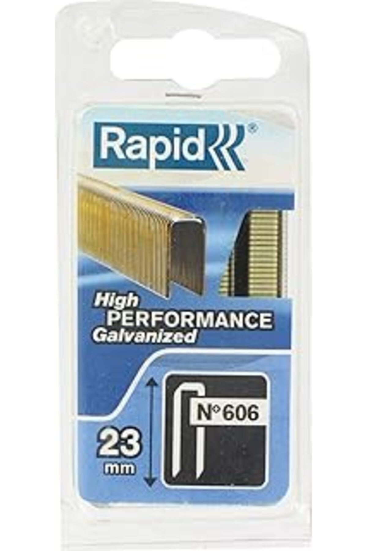 Rapid Zımba Teli 606/23Mm 0.6M U Blister Reçine Kaplı