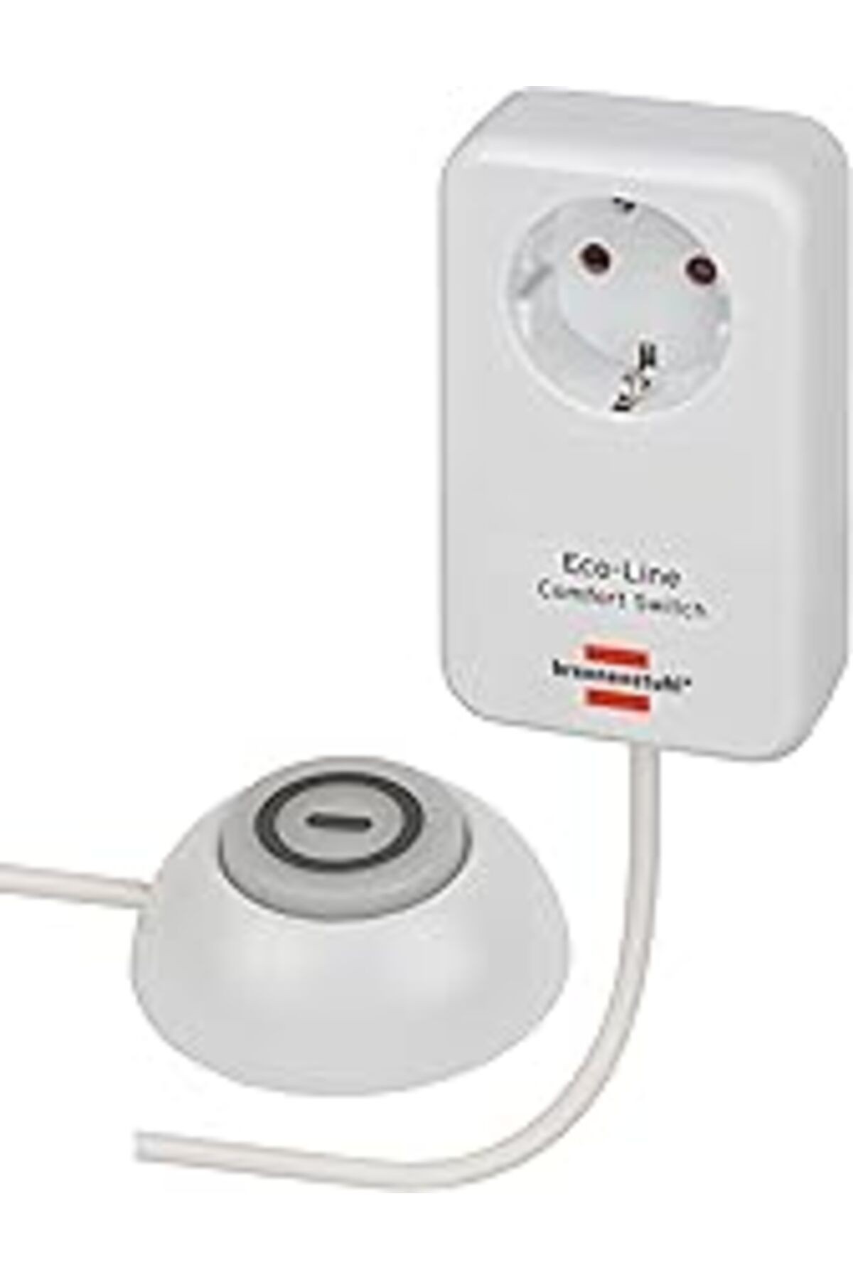 Brennenstuhl Eco Line Comfort Switch Adaptör El Csa 1 (Işıklı El/Ayak Şalterli Priz, Yüksek Dokunma