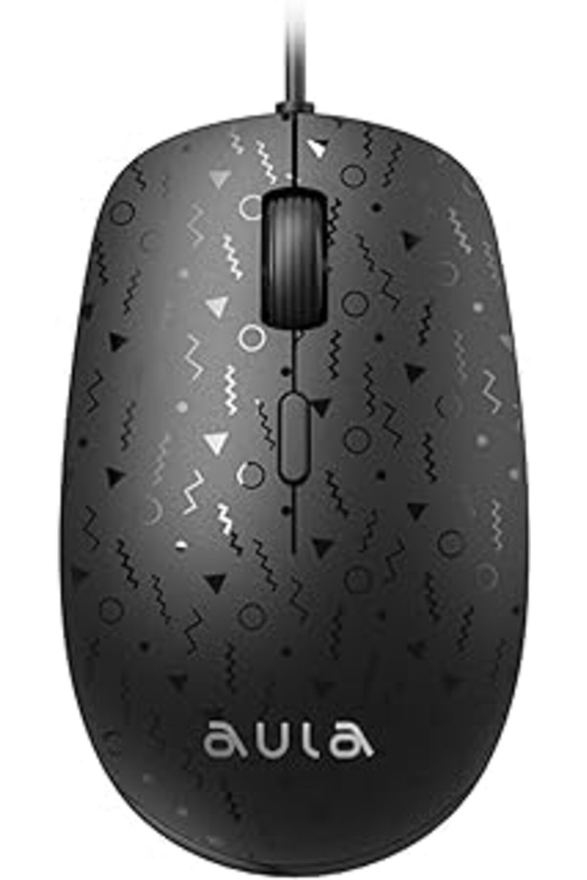 Aula Am106 1000-1600-2000 Dpi Usb Kablolu Optik Mouse, Siyah