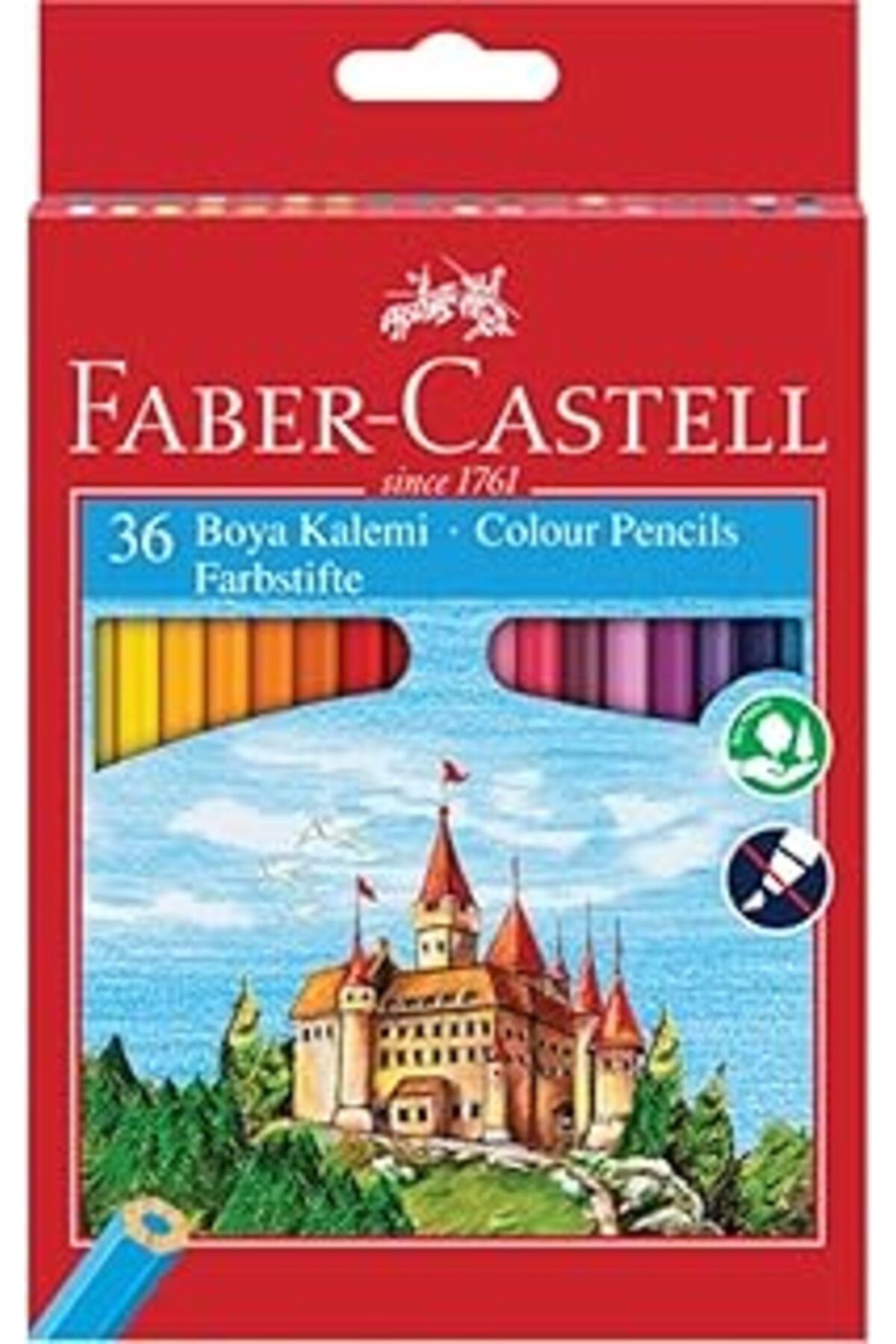 Faber-castell Boya Kalemi Karton Kutu 36'lı