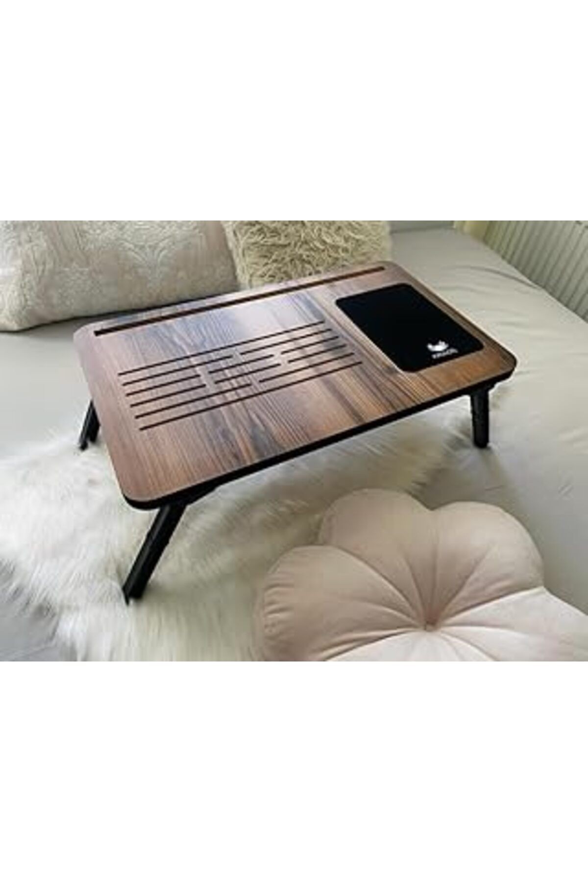 Axolotl Foldaway Telefon Ve Tablet Bölmeli Katlanır Ayaklı Laptop Sehpası Notebook Bilgisayar Çalış