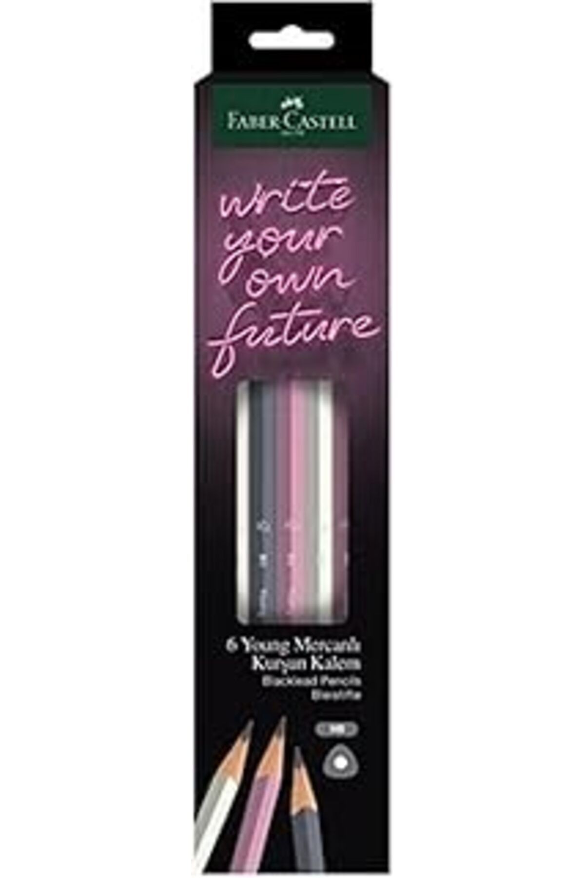 Faber-castell Young Mercanlı Kk Hb Üçg 6'lı (FSC), Kurşun Kalem