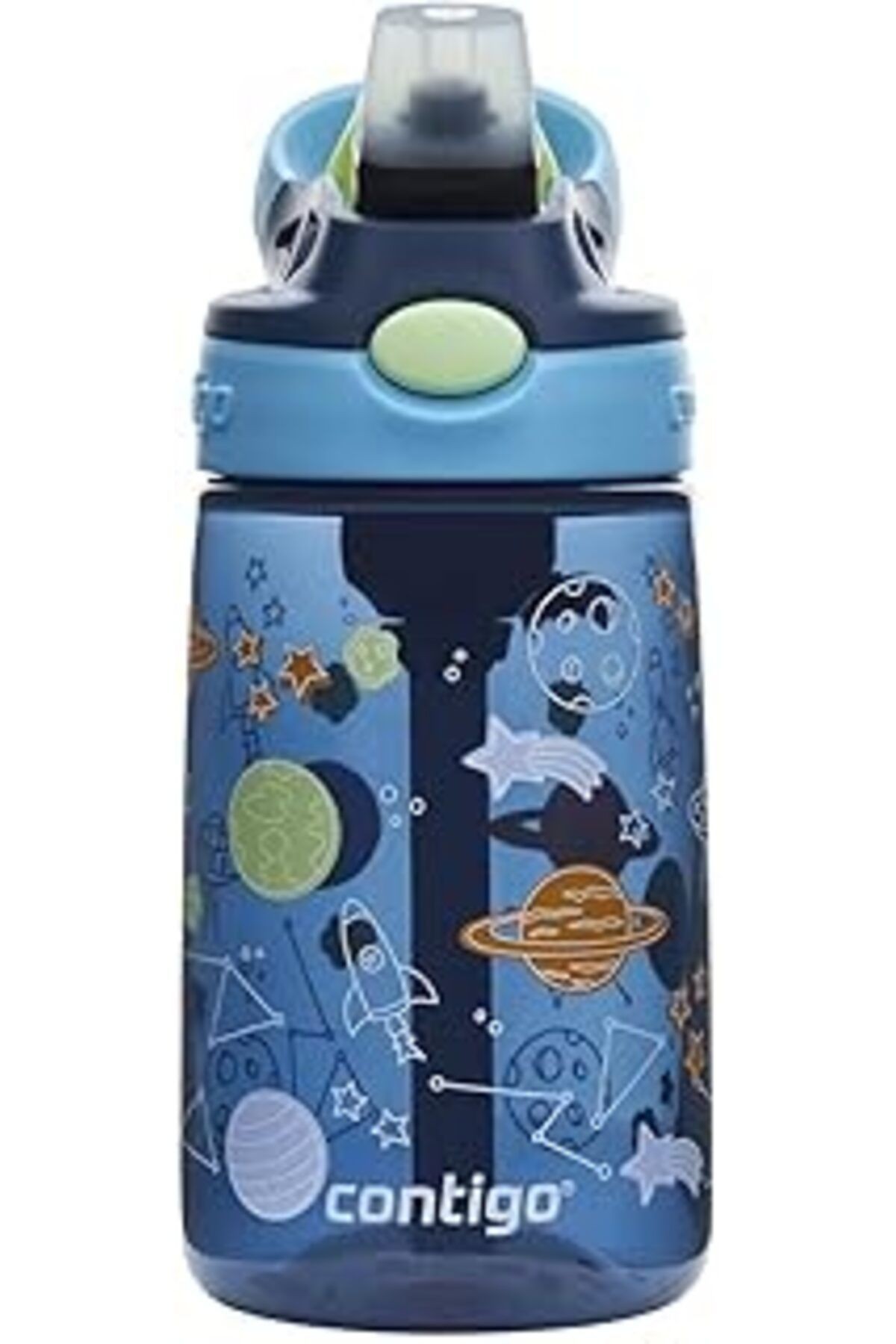 Contigo Üniseks Gençlik Temizlenebilir Autospout Içecek Şişesi,Uzay