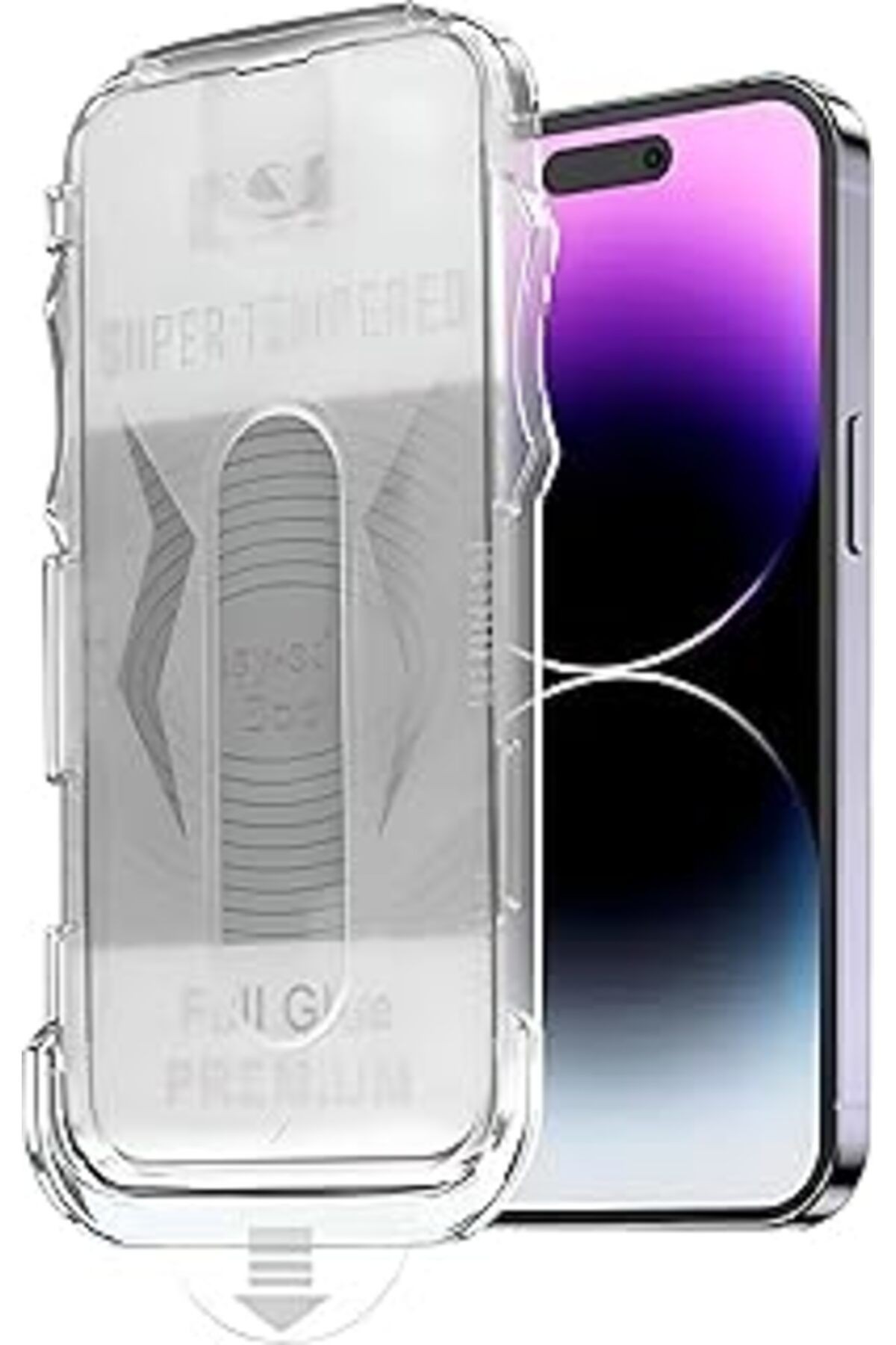 Azr Iphone 11 Ve Iphone Xr (6.1'') İle Uyumlu Ekran Koruyucu Hizalama Aparatlı Ve Uygulanırken Ca