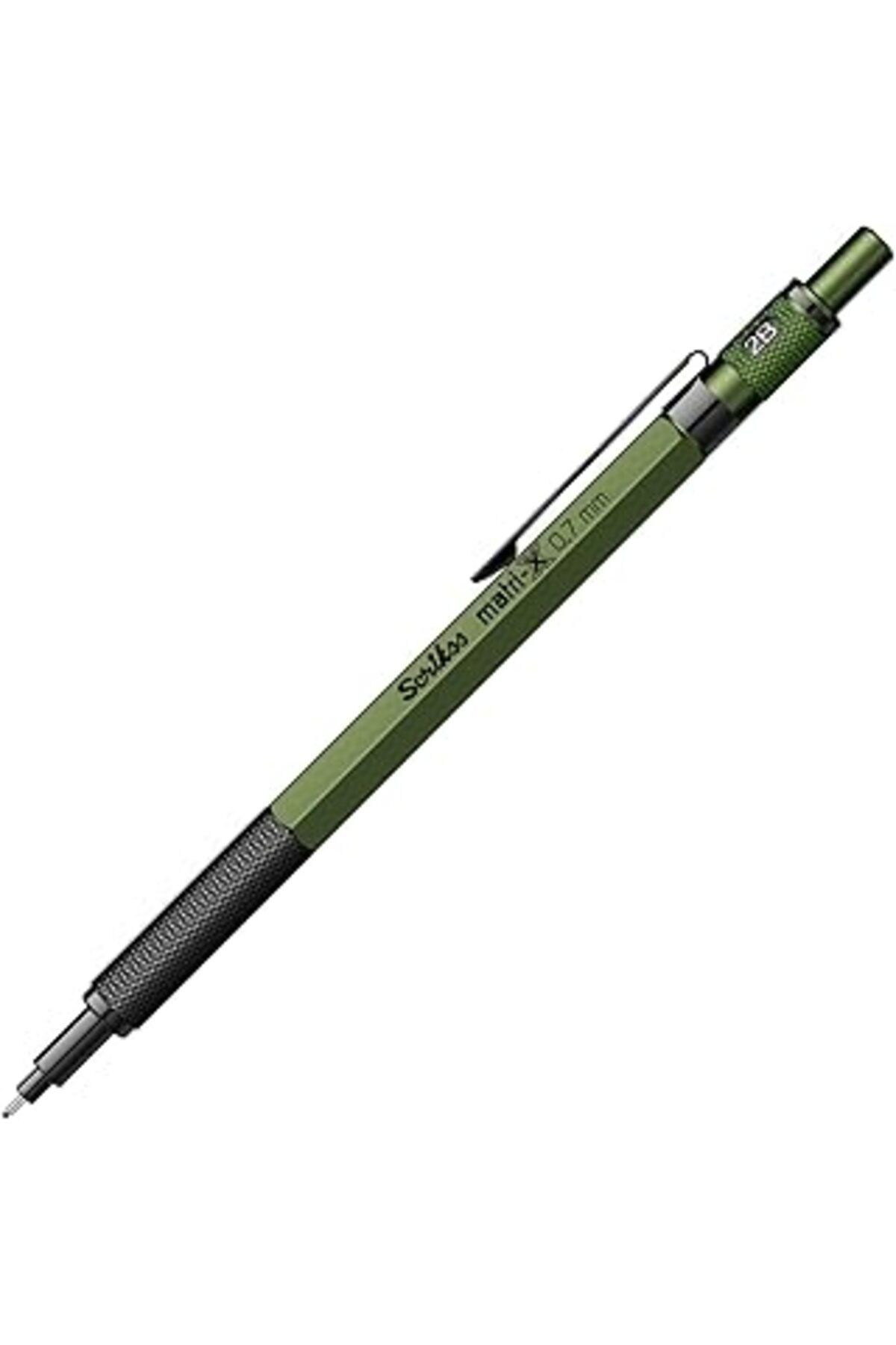Scrikss Ofis Matri-x Versatil 0.7 Mm Kalem, Silgili, Yeşil