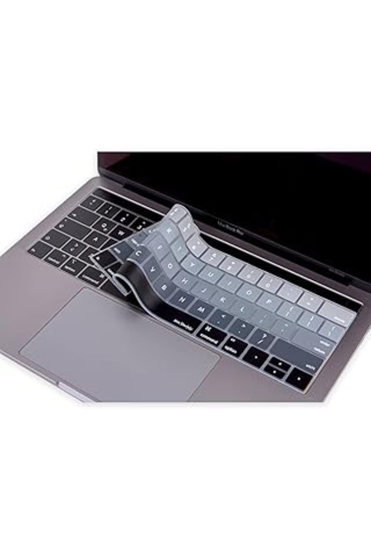 Mcstorey Macbook Pro Klavye Koruyucu (Us-Abd İngilizce) Touchbarlı Ombre A1706 A1989 A2159 A1707 A1