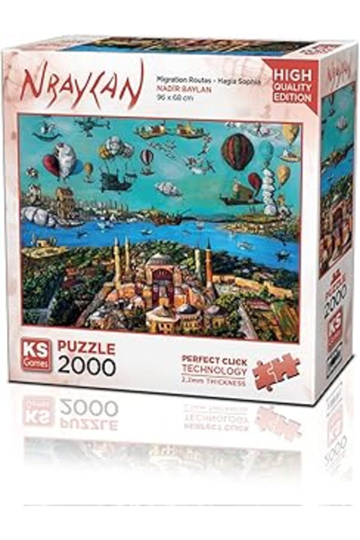 22523 Migration Routes Hagia Sophia 2000 Parça Puzzle -Ks Puzzle