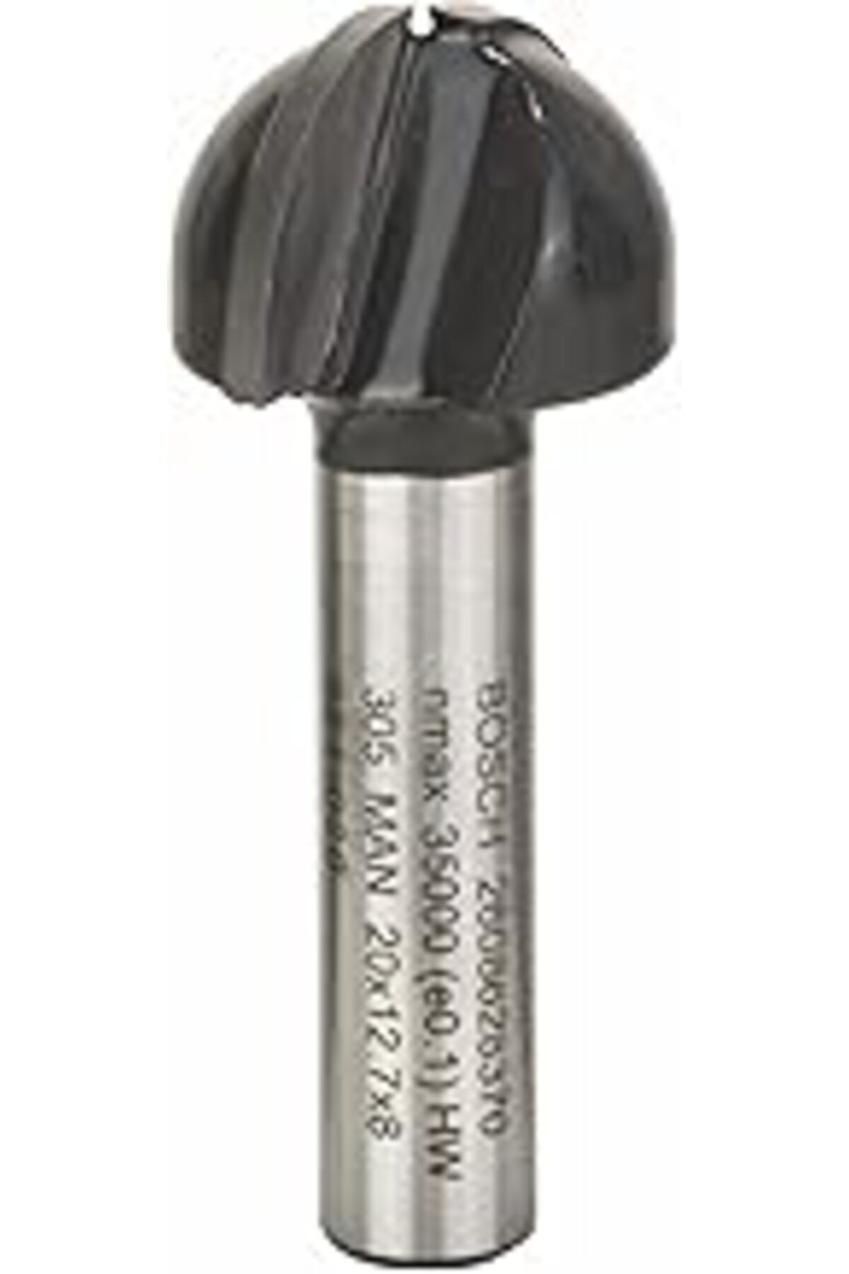 Bosch Aksesuarı 2608628370 Oyuklu Freze Ç 8 Mm, R1 10 Mm, Çap 20 Mm, L 12,7 Mm, G 46 Mm