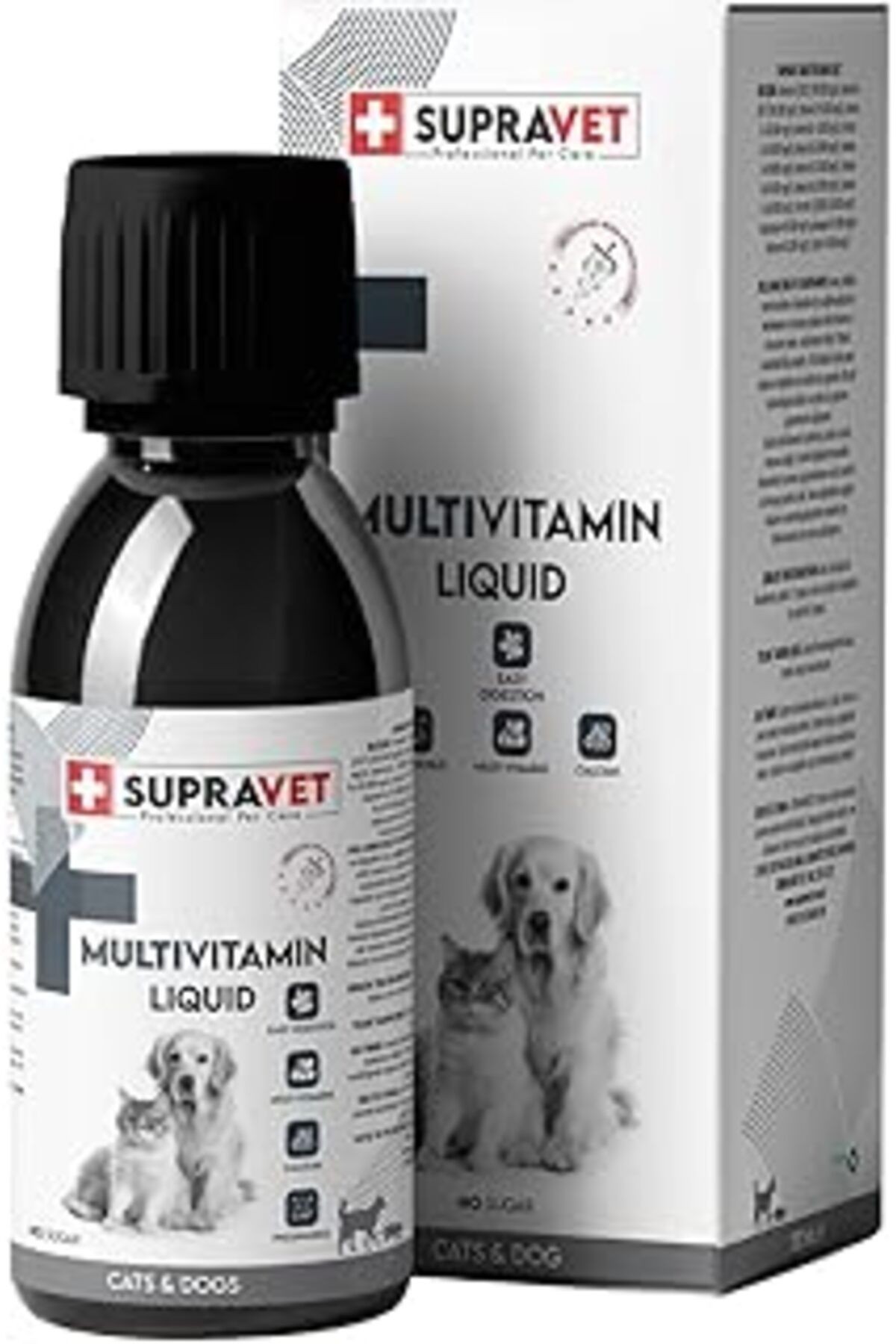 Supravet Kedi Köpek Sağlığı Için Multi Vitamin Sıvı Damla 100 ml