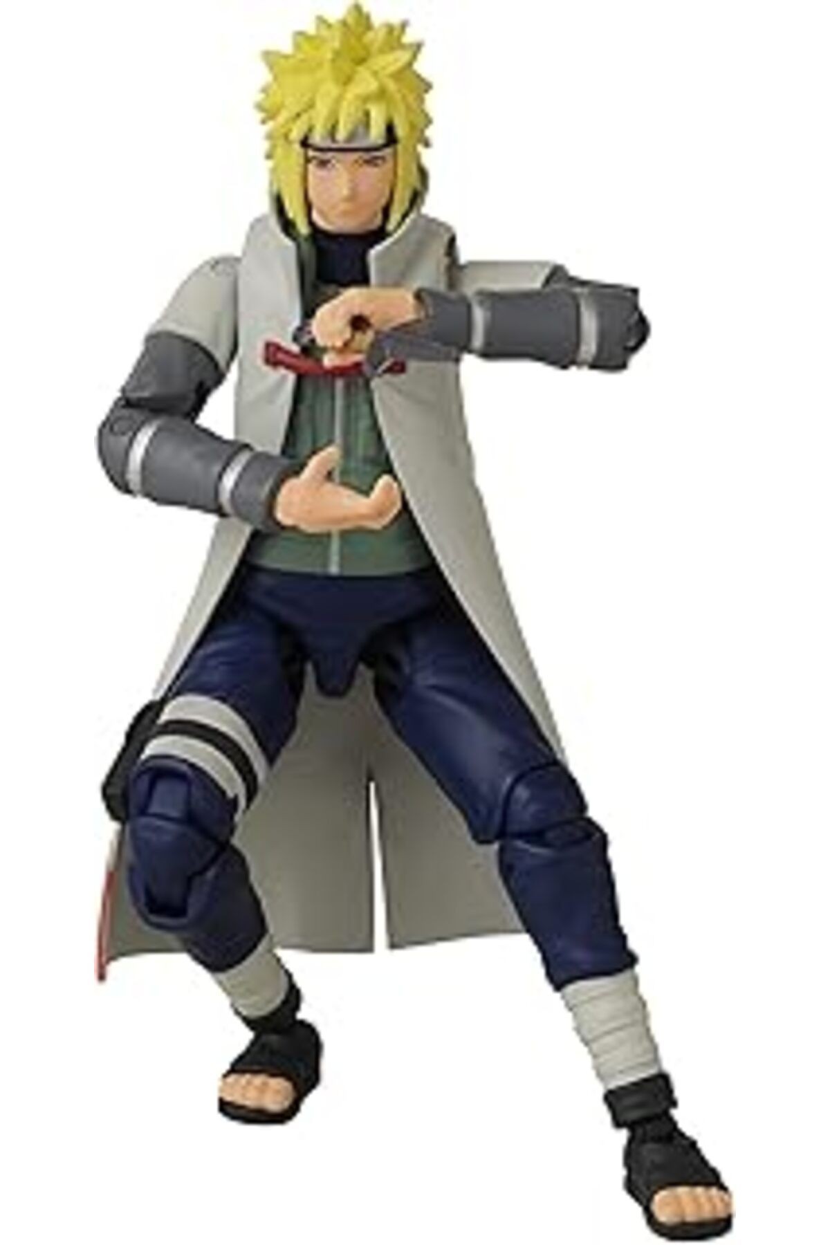 Bandai 16 Cm Minato Namikaze Poz Verilebilir Figür, Anime Heroes Naruto Serisi