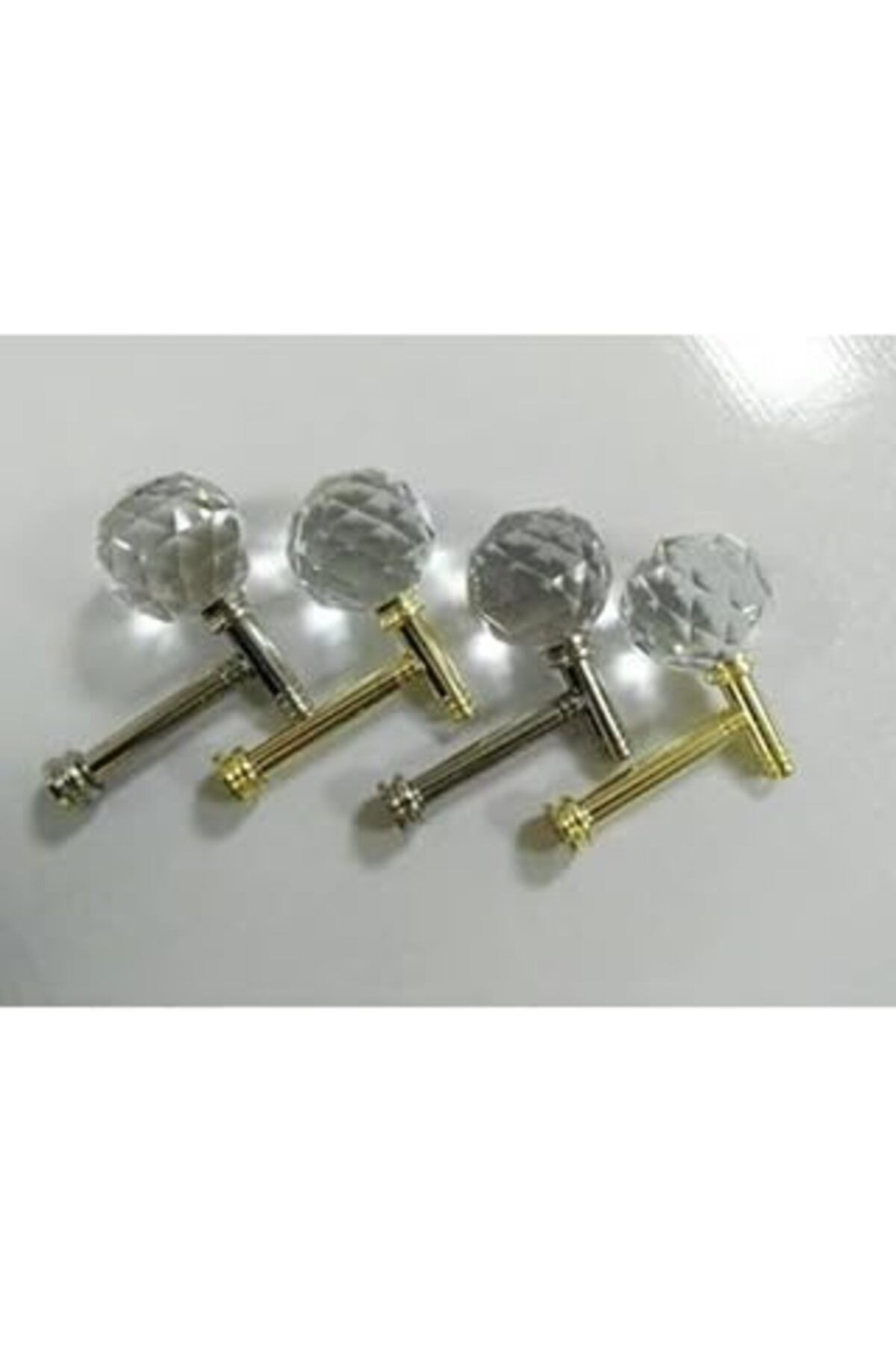 Gümüş Gri Rengi Kristal Başlıklı Metal Renso Gümüş Gri Byzt207