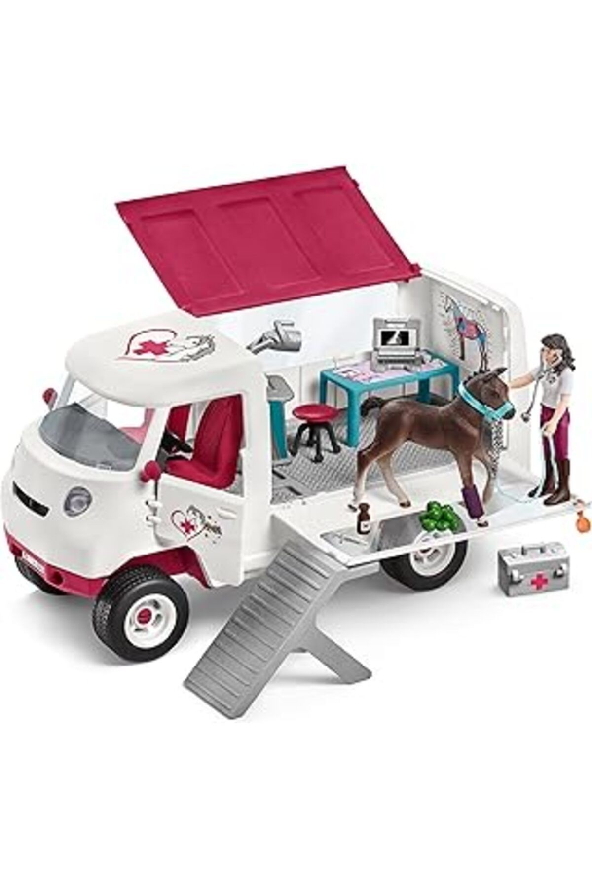 Horse Club - Veteriner Aracı Hannoverli Tay Ile, At Veteriner Hekimi X-ray Oyun Kiti Seti