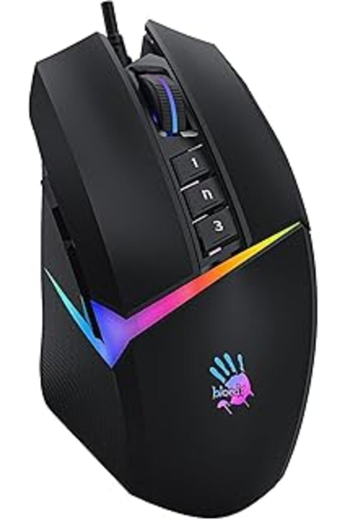 Bloody W60 Max S.black 10k Cpi Optik, Rgb, Ultra Core 3&4 Aktif Gaming (OYUNCU) Mouse