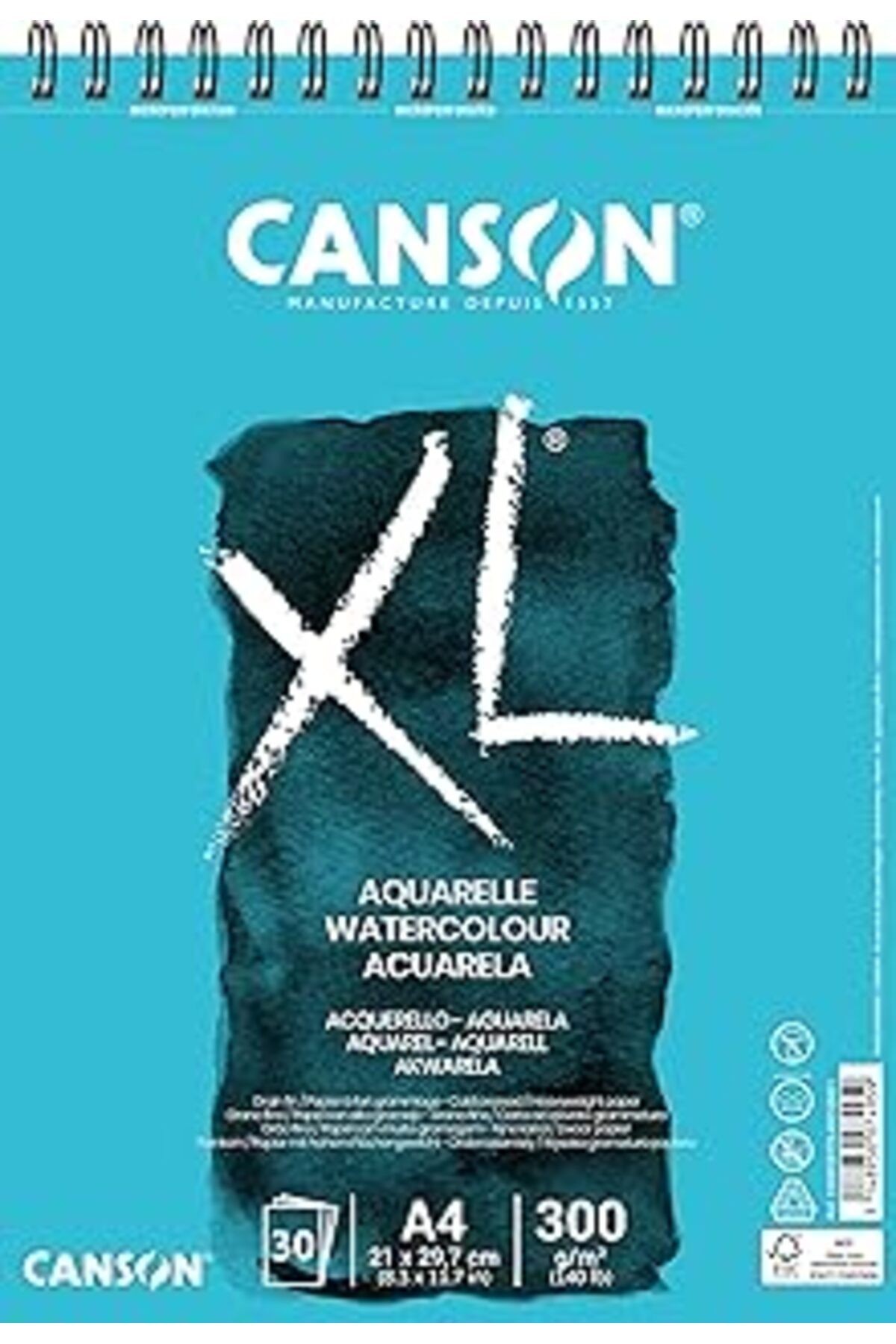 Canson Spp Canxl Aquarelle 30S A4 300G Suluboya Bloğu