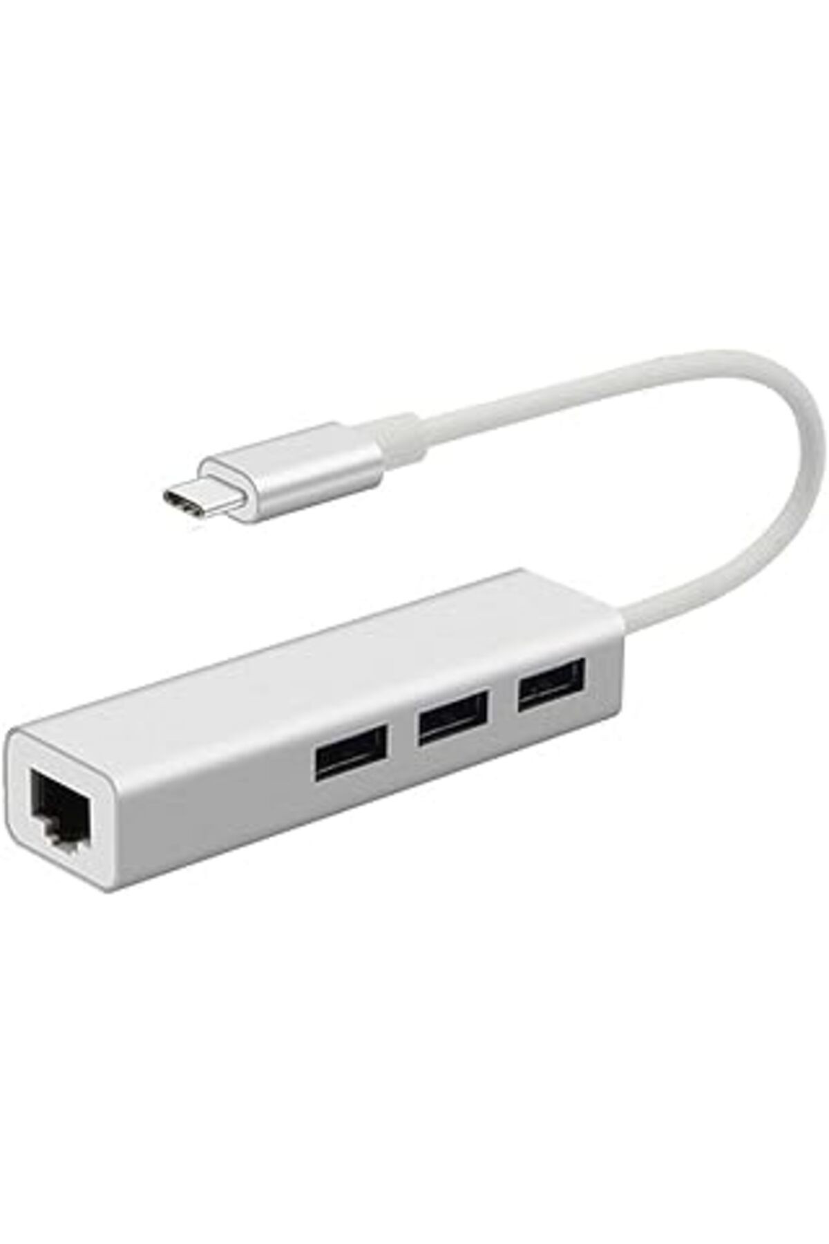 Daytona Fc05 Type-c To 3 X 3.0 Usb Rj45 Lan Ethernet Çevirici Macbook Uyumlu