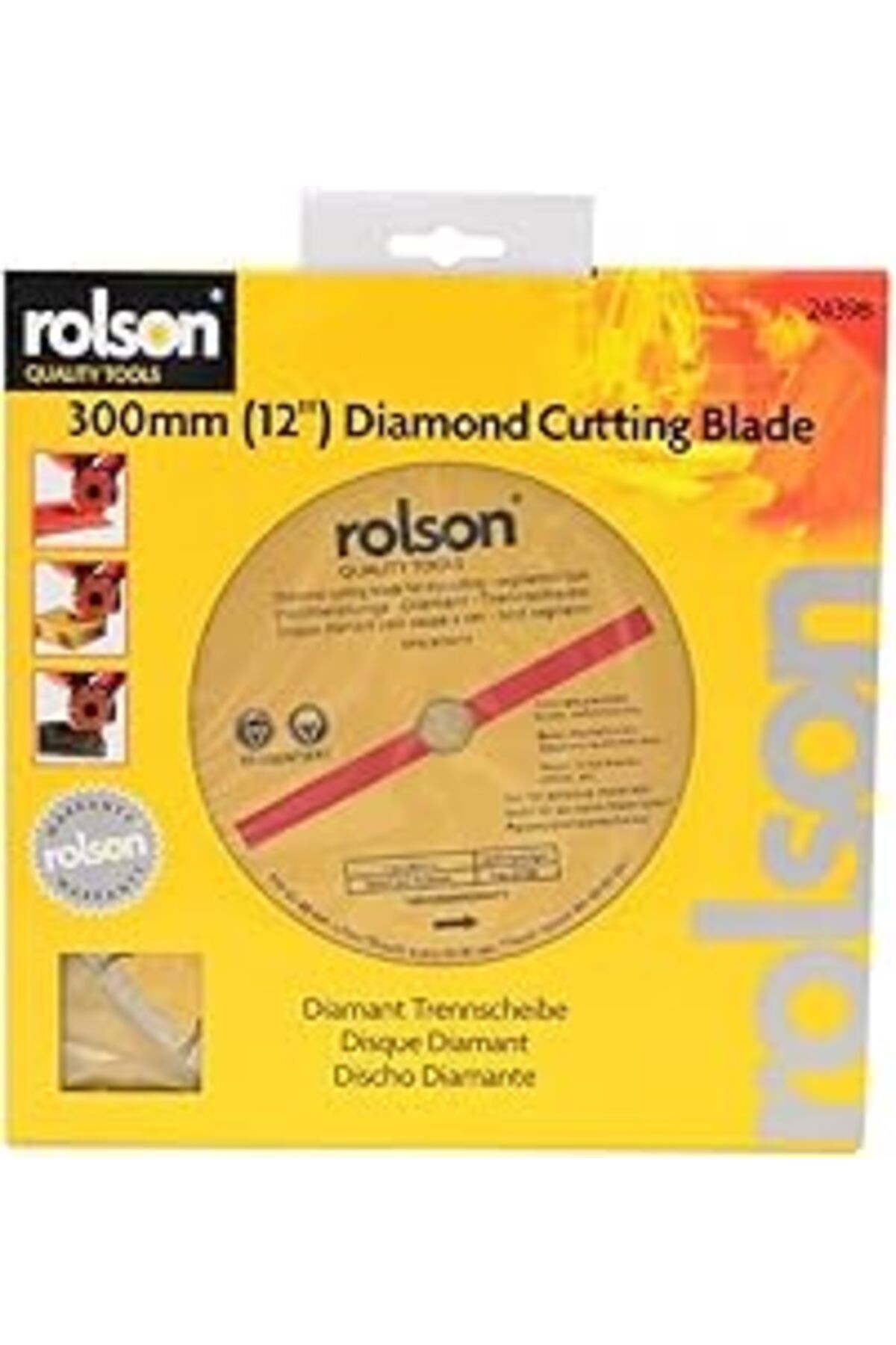 Rolson 24398 300 Mm Elmas Uçlu Parçalı Bıçak