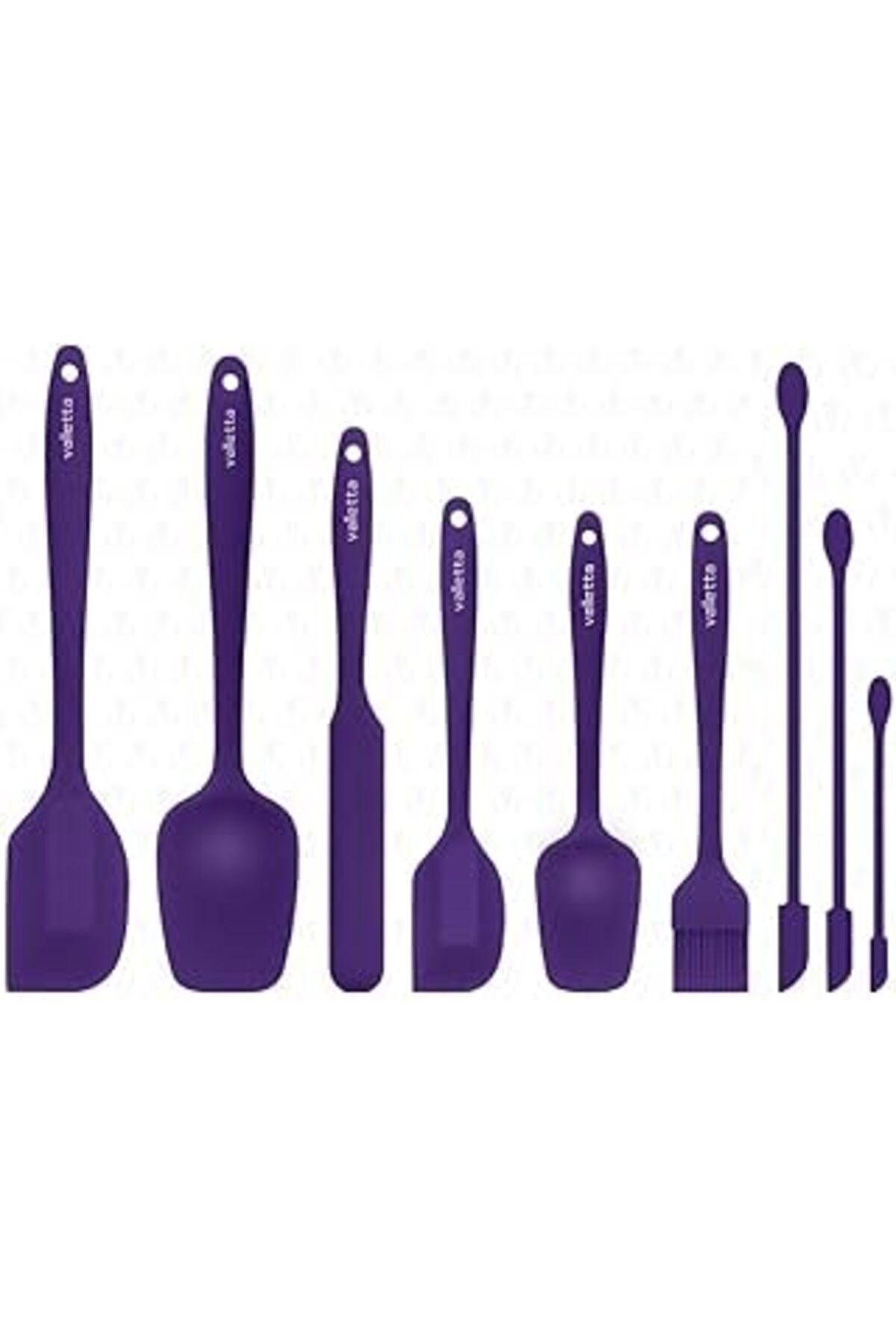 Valletta Vlt1176 Drongo 9'lu Spatula Set Mor