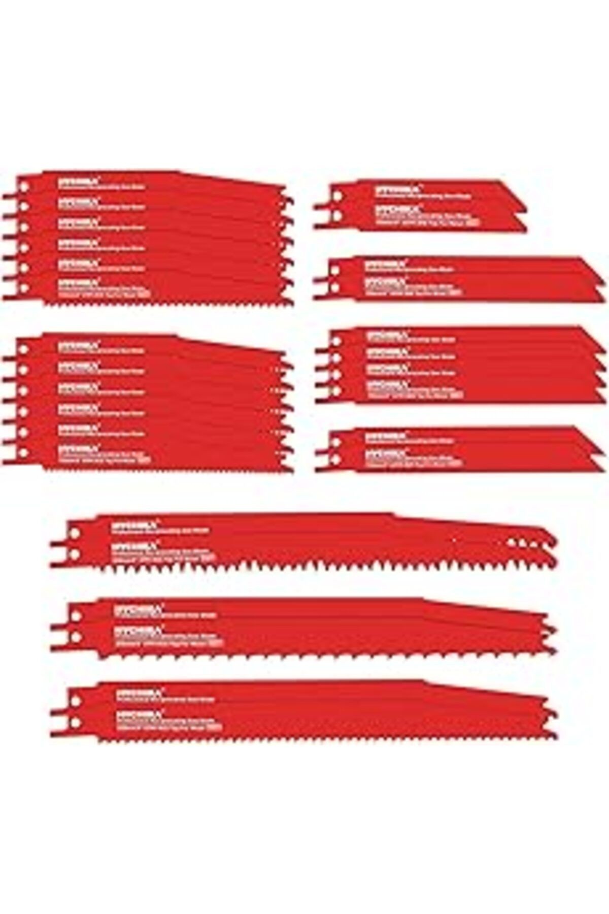 Hychika Better Tools For Better Life Pistonlu Testere Bıçakları, 32 Adet Ahşap Ve Metal Kesme Teste