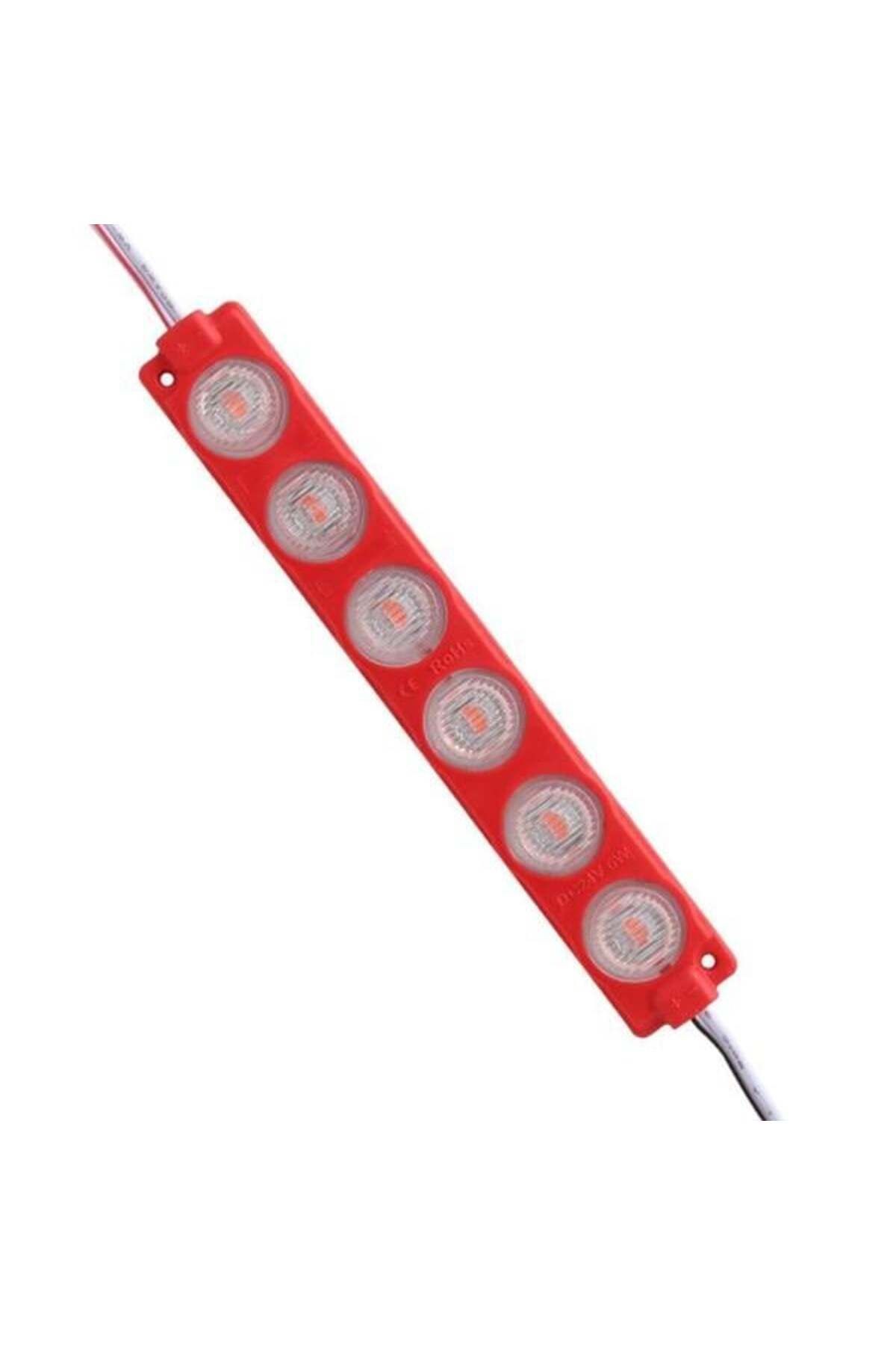 24 Volt 1.3 Watt Kırmızı 3030 Cob Modül Led