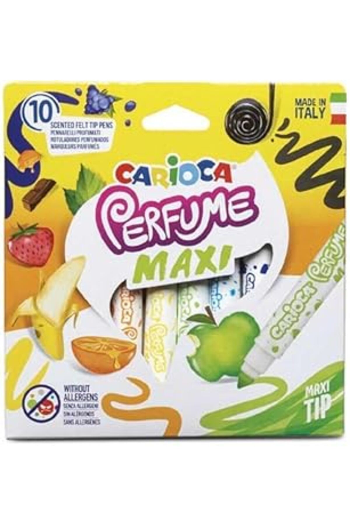 Carioca Kokulu Jumbo Keçeli Boya Kalemi 10'lu