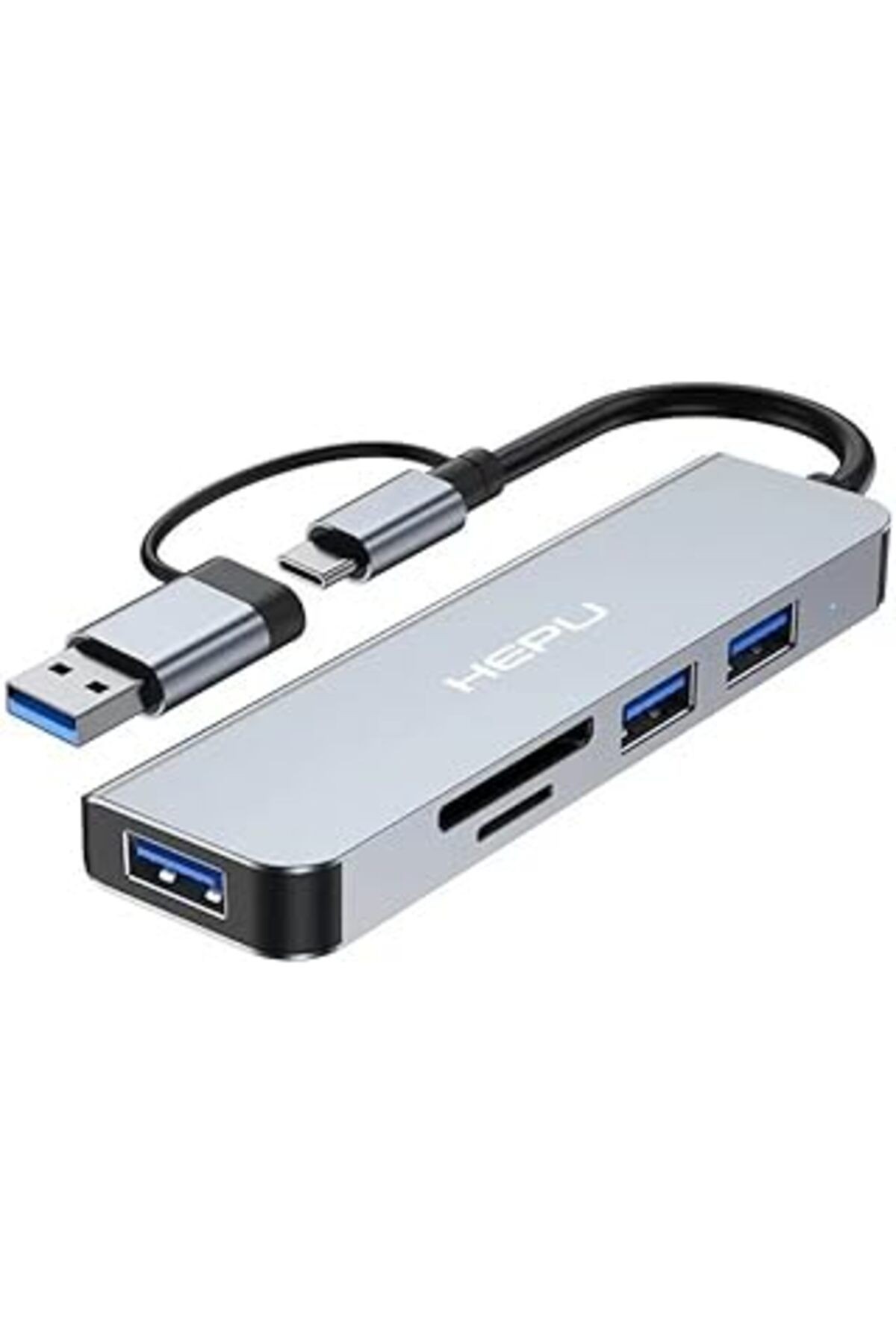 Hepu Usb-c Hub 5 In 1 Alüminyum Type C Hub Multiport Adaptör