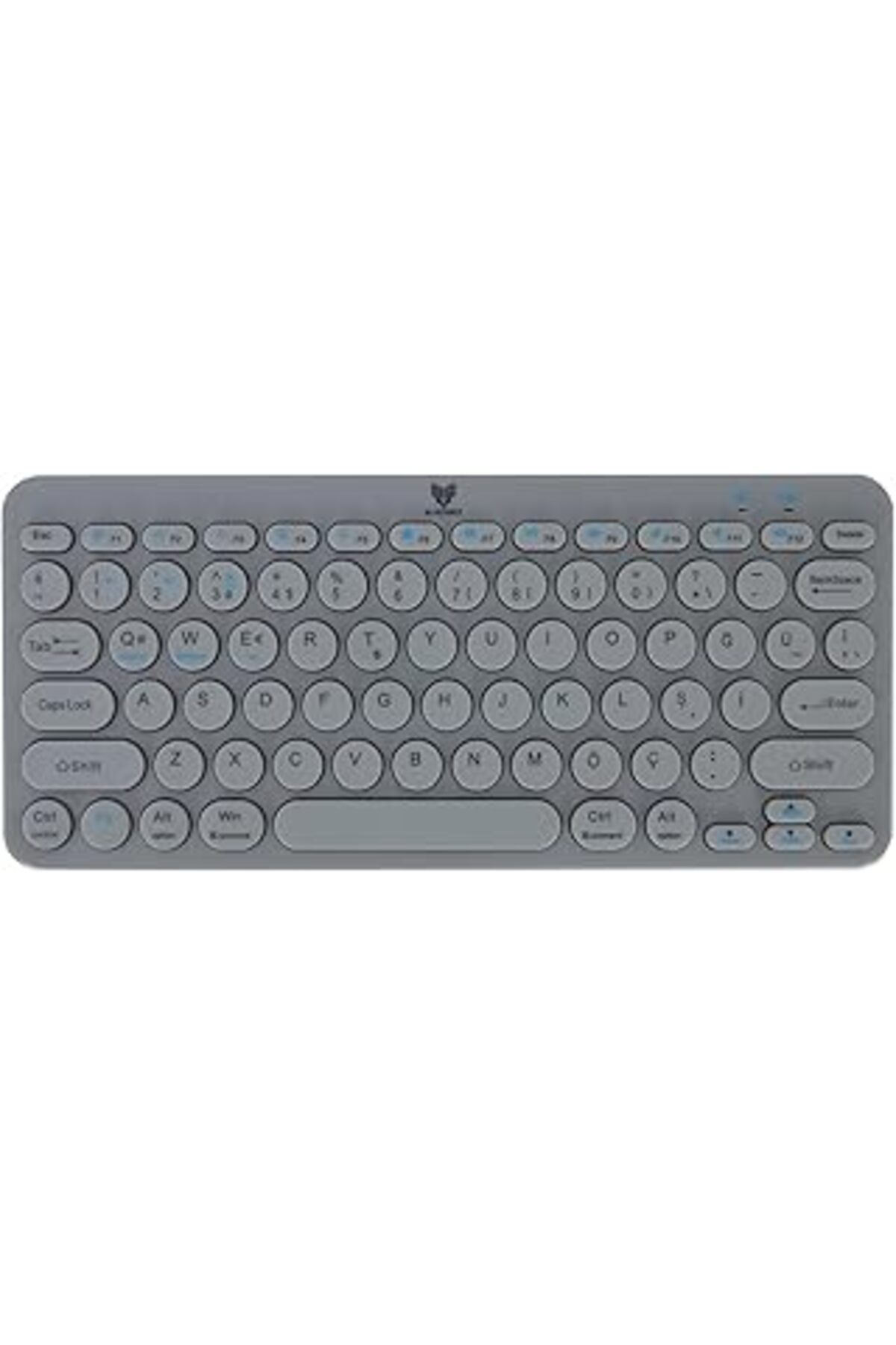 Blueforce Bt-k95 2,4ghz Wireless Bluetooth Kablosuz Sessiz Klavye Uzay Gri Çift Modlu Telefon Tab