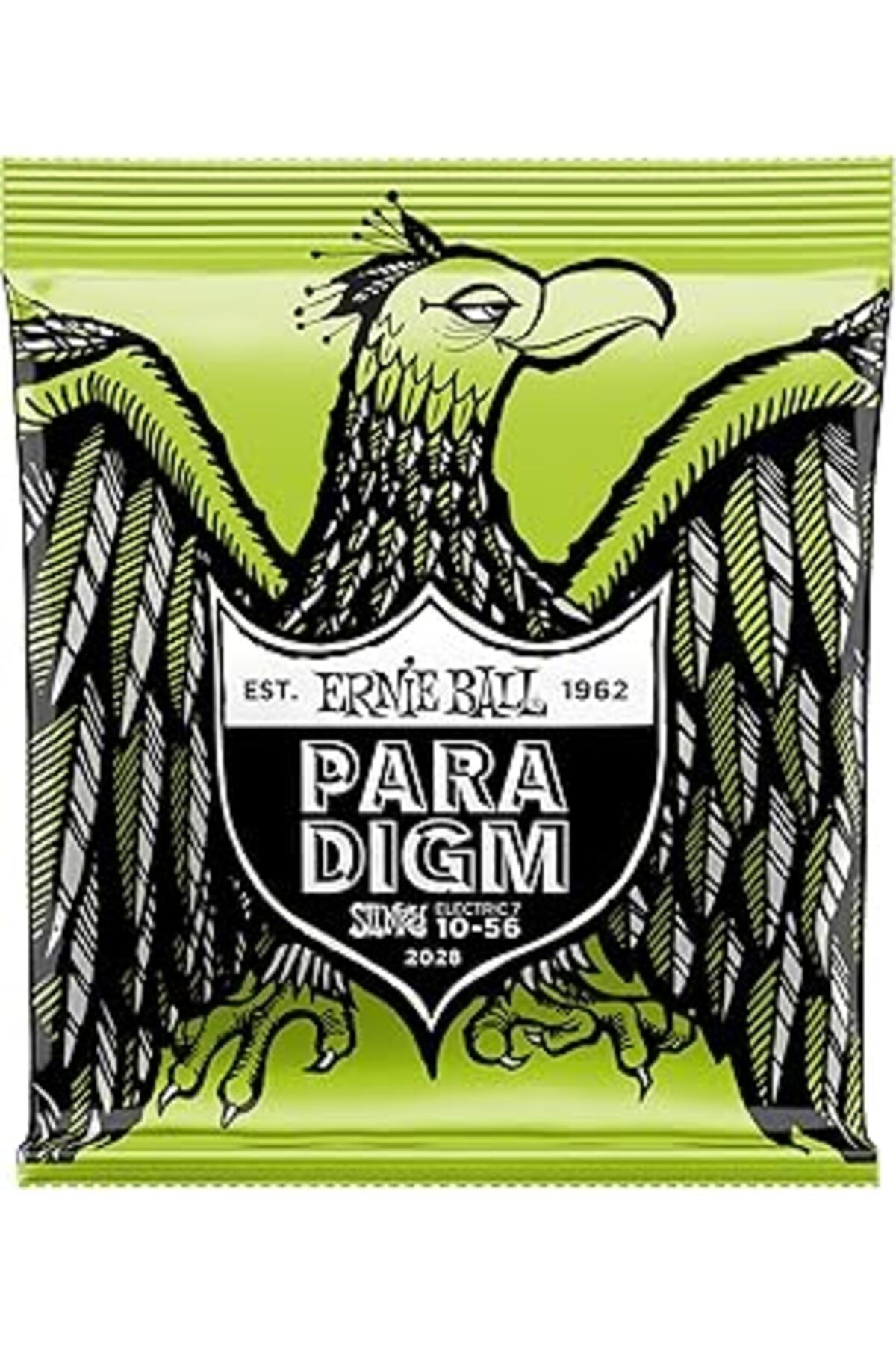 Ernie Ball Normal Slinky Paradigm 7 Telli Elektro Gitar Enstrüman Telleri, Ölçü 10-56