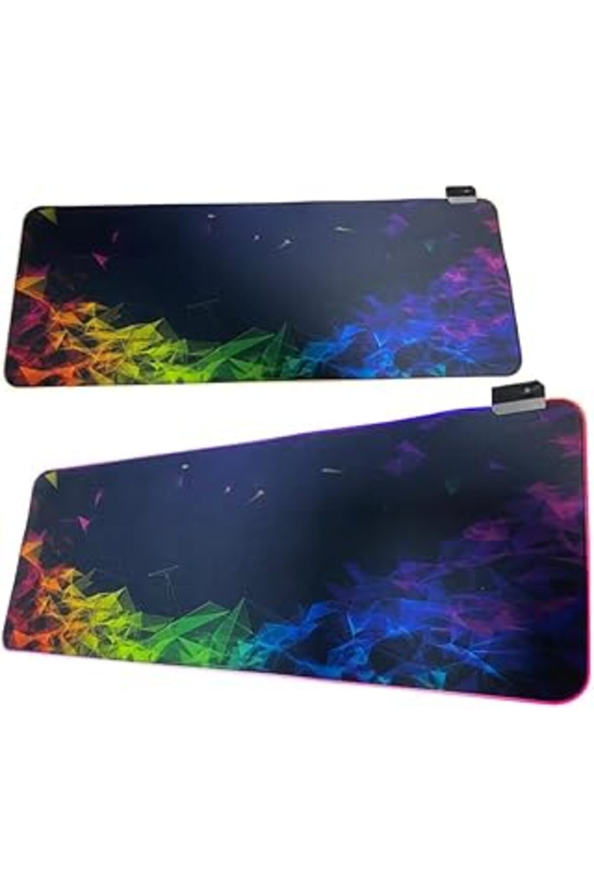 Aksesuarcı 80x30cm Büyük Boy Xxl Resimli Desenli Mousepad Rgb Led Işıklı Gaming Gamer Oyuncu Mouse