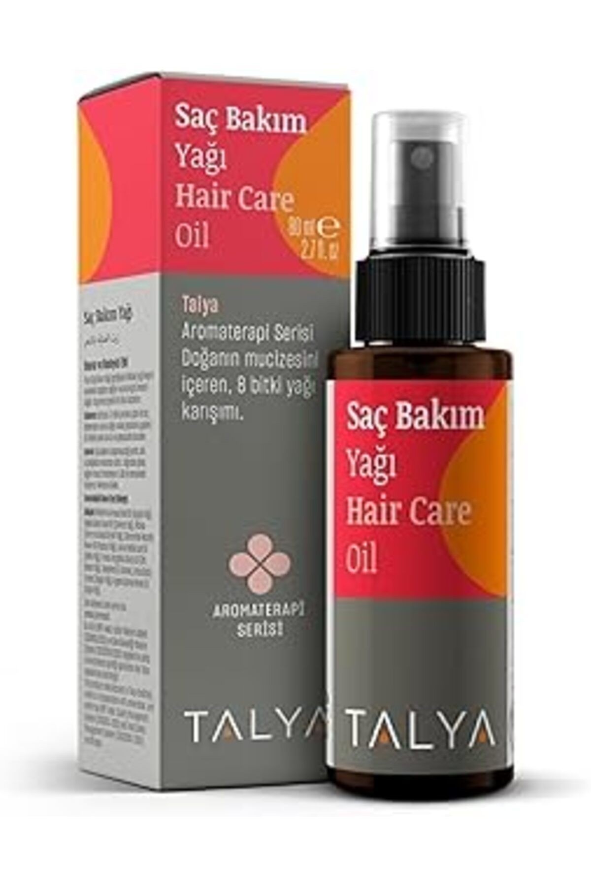 Talya Saç Bakım Yağı, Onarıcı Ve Besleyici Etki, 8 Bitki Yağı Karışımı, 80 Ml