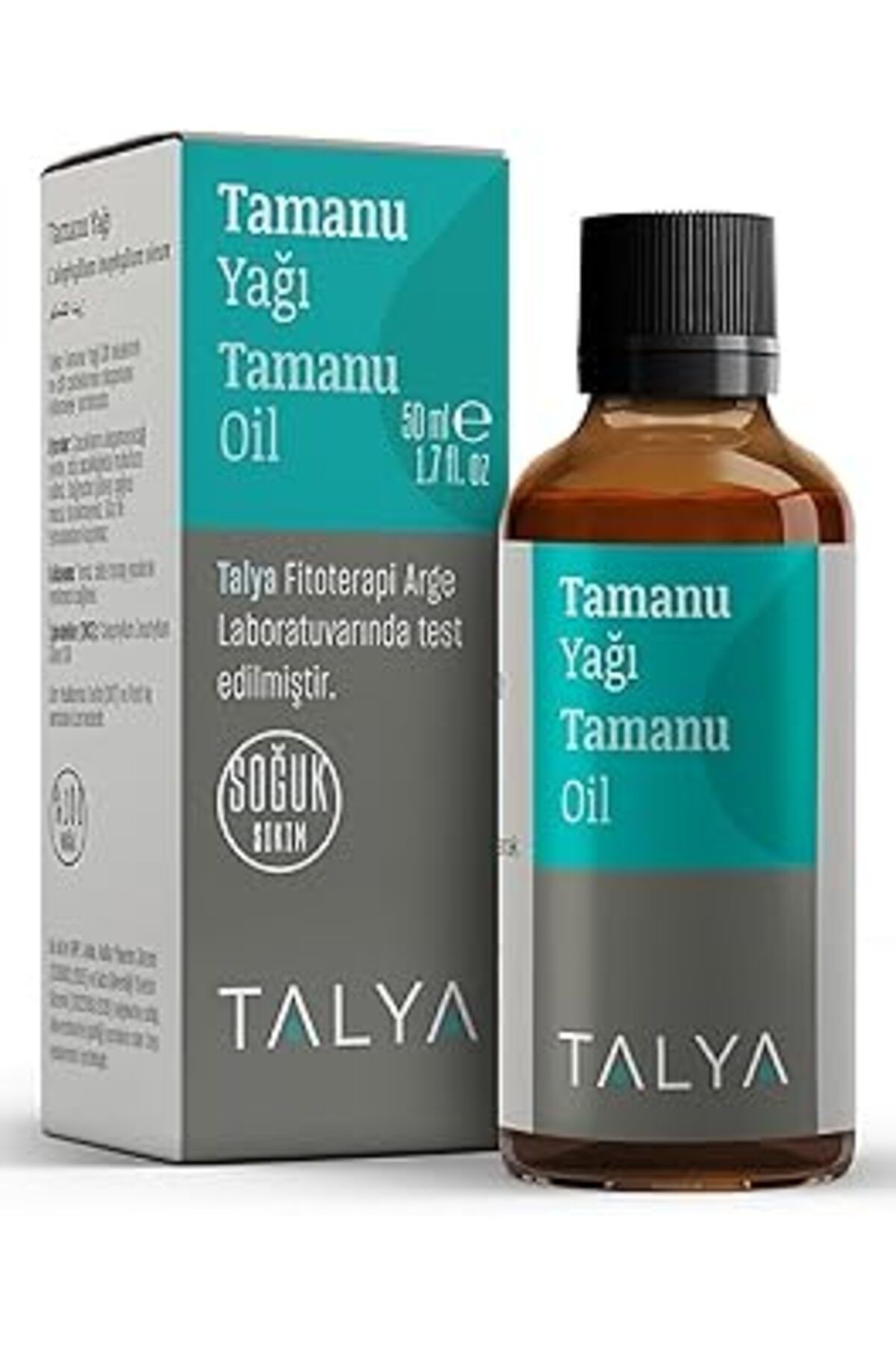 Talya Tamanu Yağı, Soğuk Sıkım,%100 Saf Ve Doğal, 50 Ml