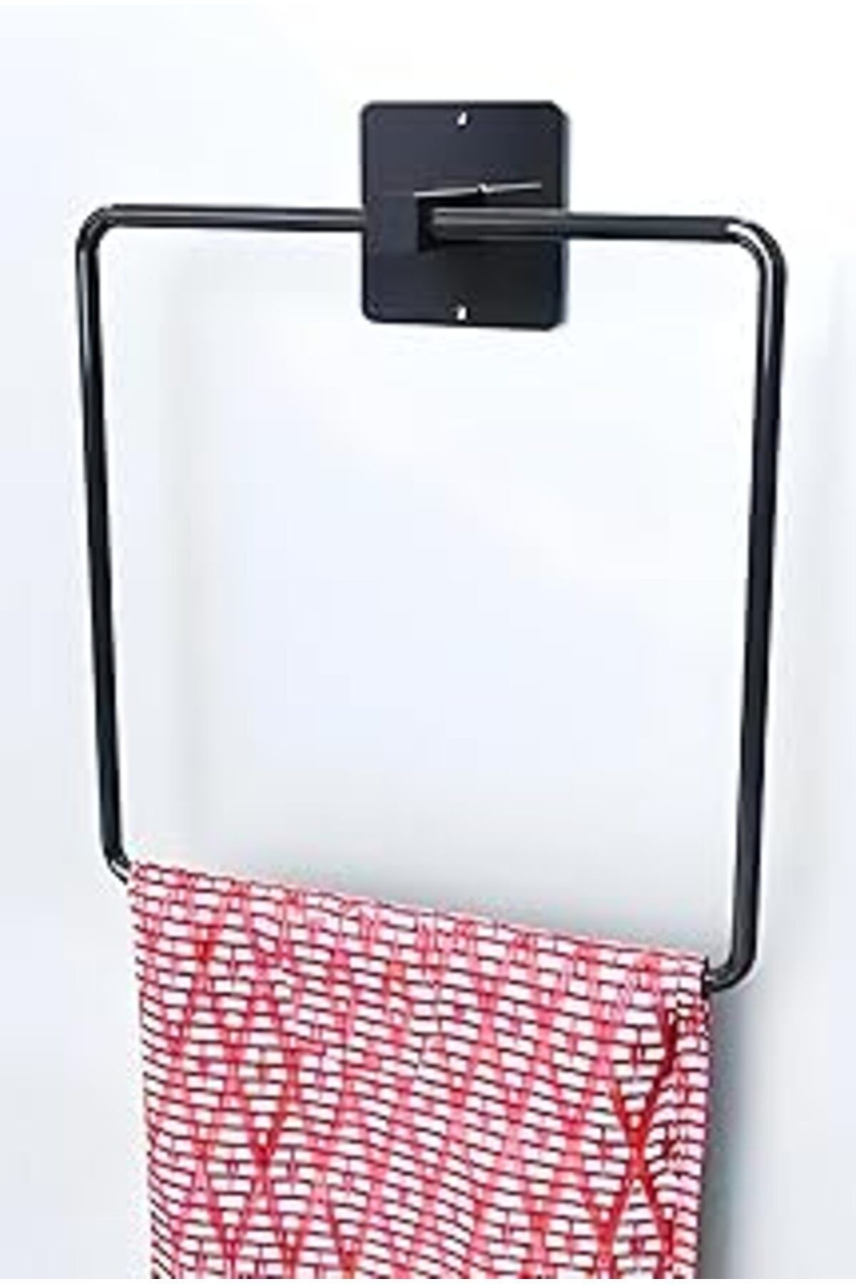 Kyrotech Metal Kare Havluluk, Banyo Havluluk, Mutfak Havluluk, Paslanmaz Yapışkanlı Askı, Havlu Sta