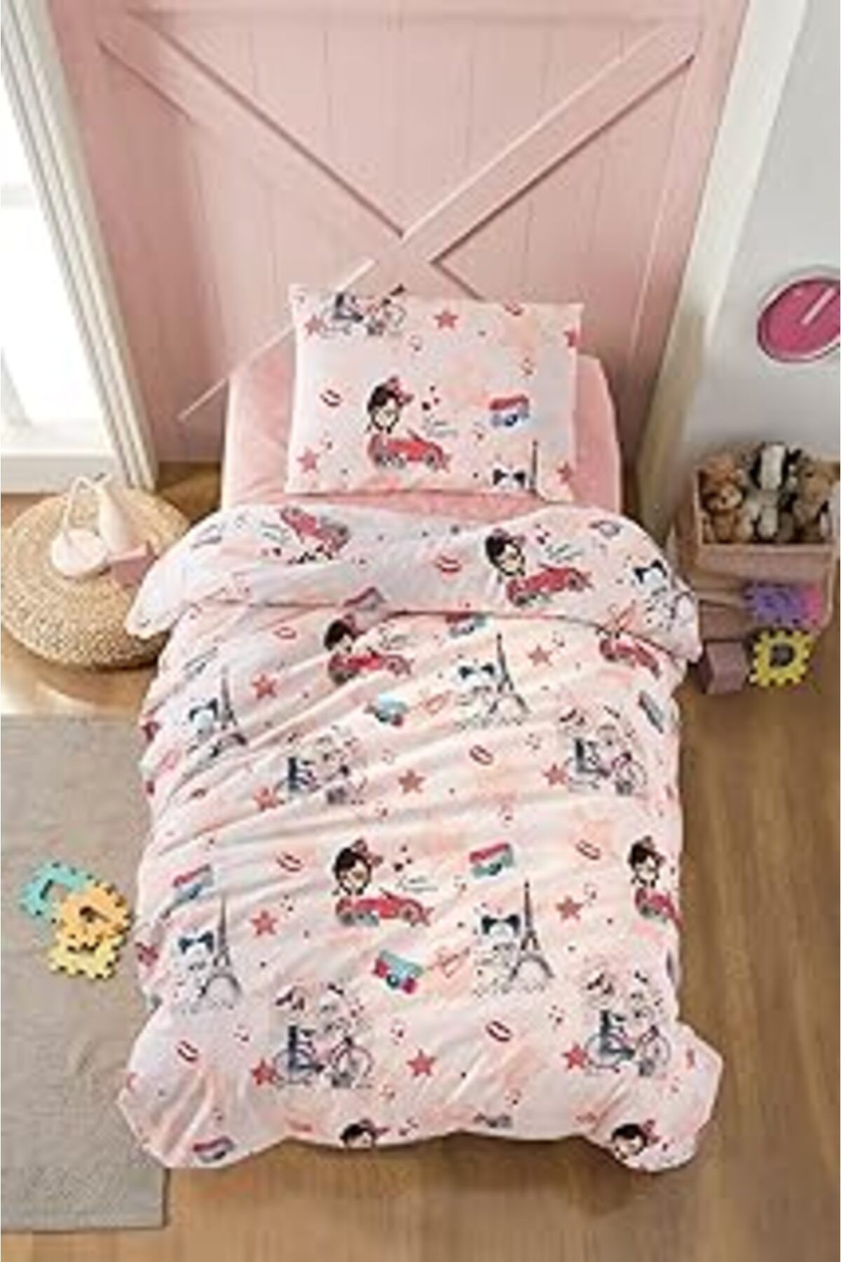 Mulberry Mary Genç Nevresim Takımı Ranforce Tek Kişilik 160X220