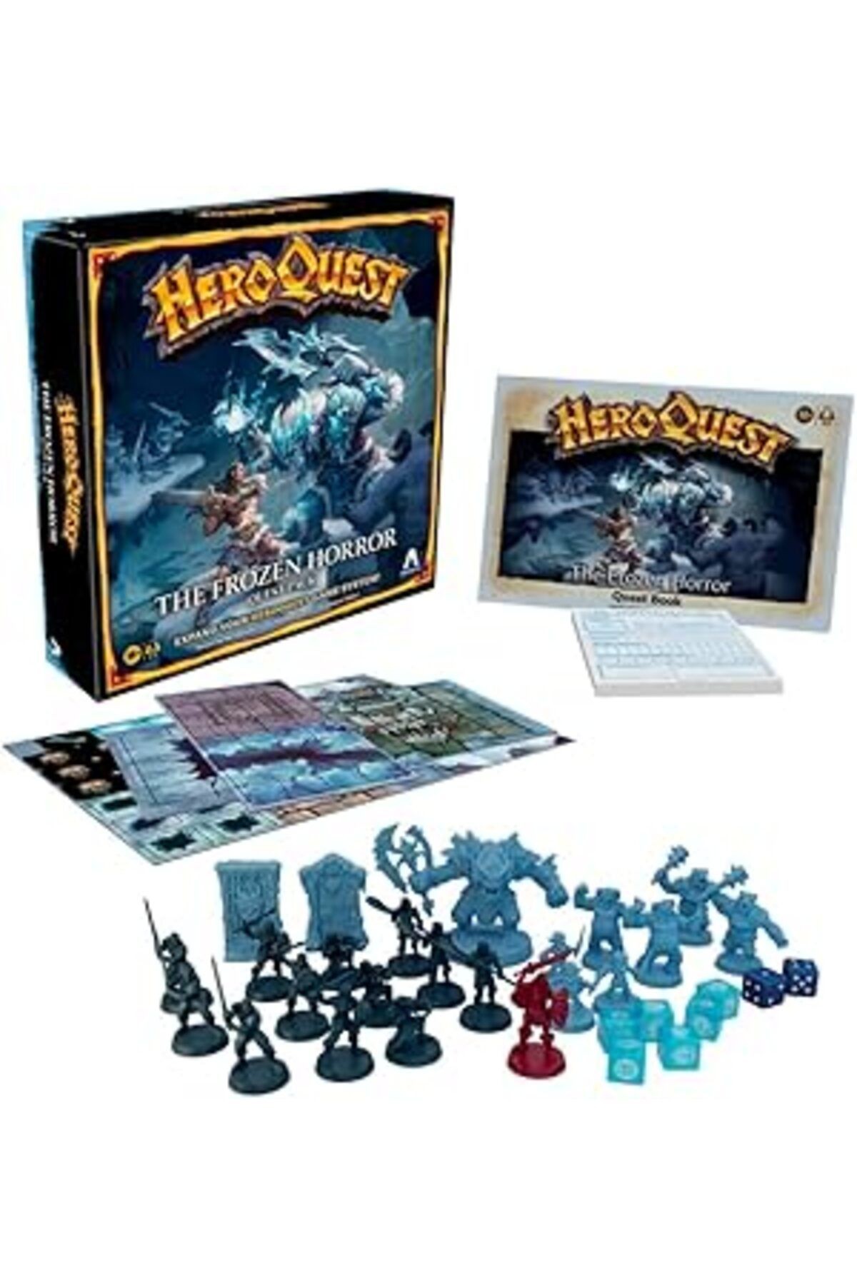 Hasbro Gaming Avalon Hill Heroquest The Frozen Horror Quest Paketi, 14+ Yaş Için Dungeon Crawler Oy
