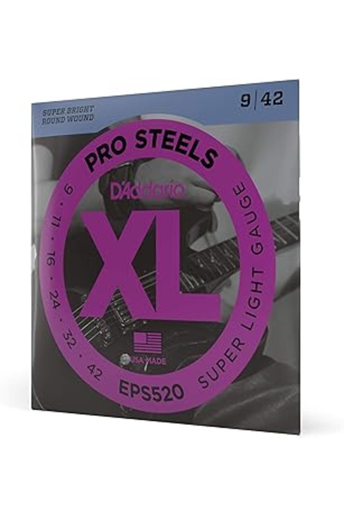 D'Addario Eps520 Elektro Gitar Tel Seti, Xl, 9-42, Long Scale,