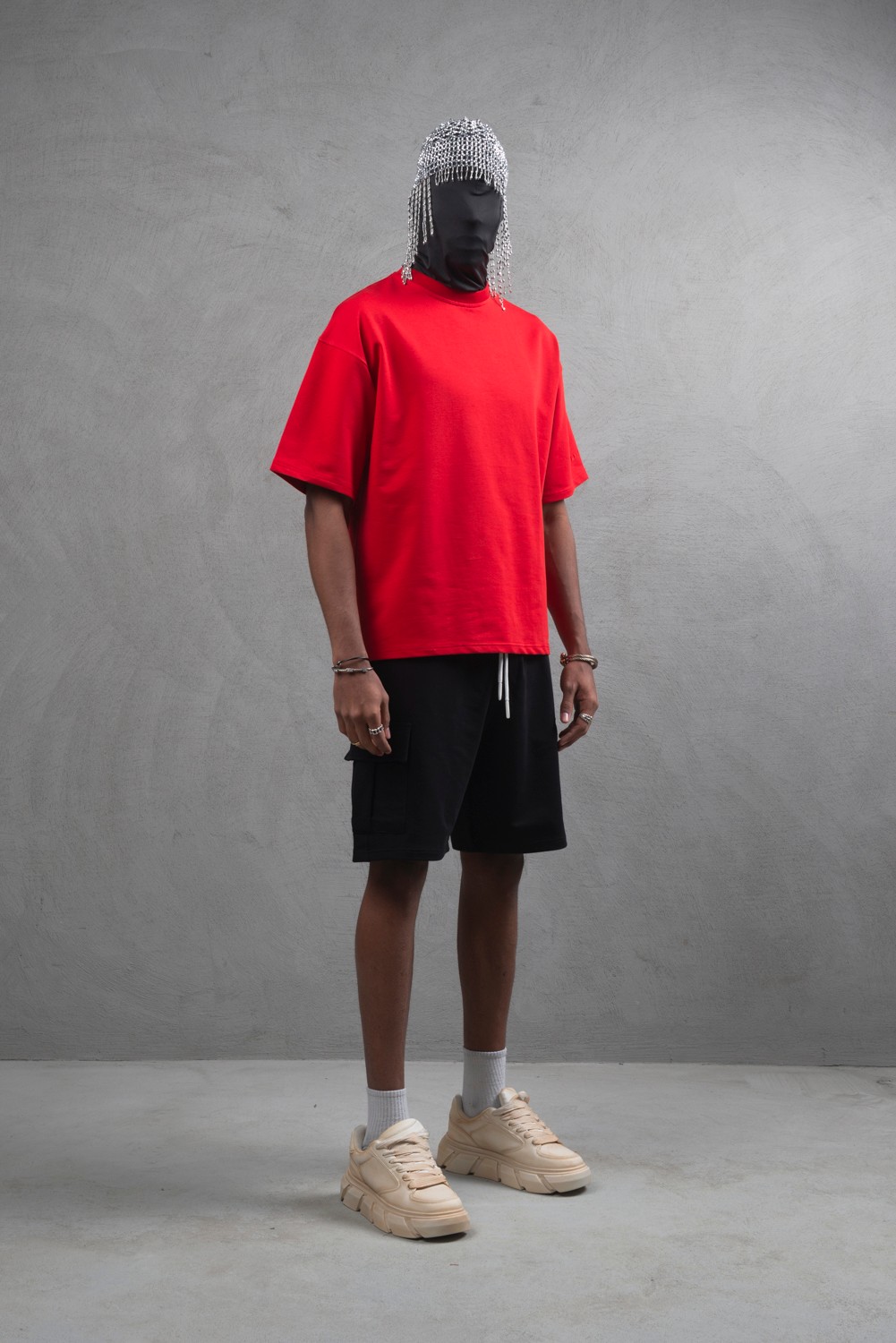 Maksim Oversize Basic Tişört – Dikiş Detaylı Minimal Tasarım | 10007